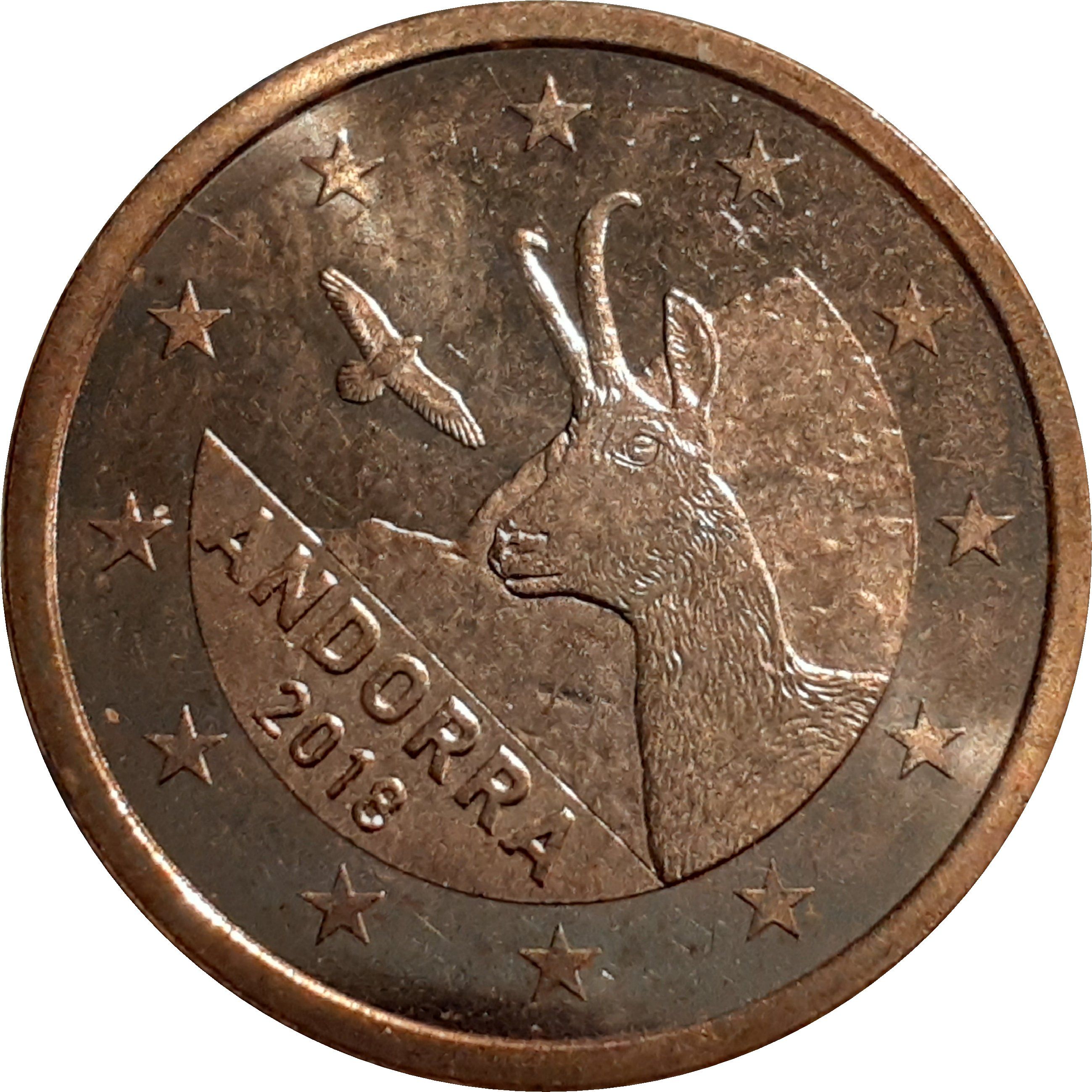 Andorra 5 cent 2021 — Standard design