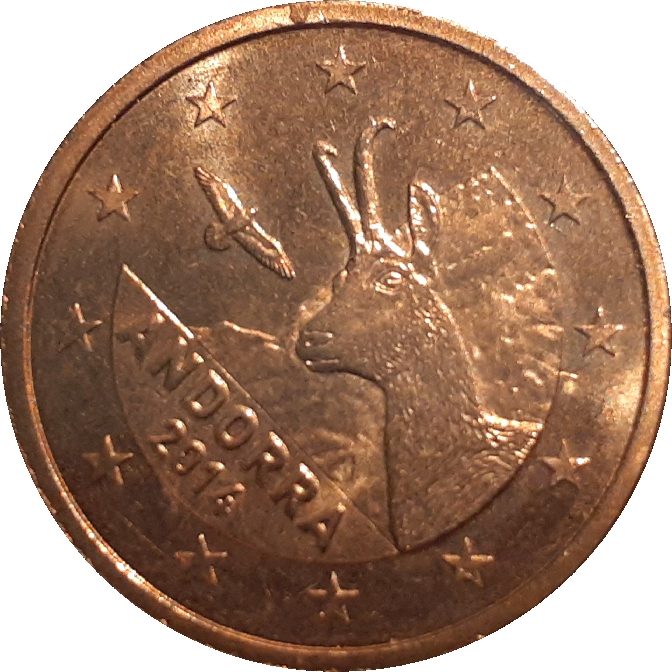 Andorra 2 cent 2014 — Standard design