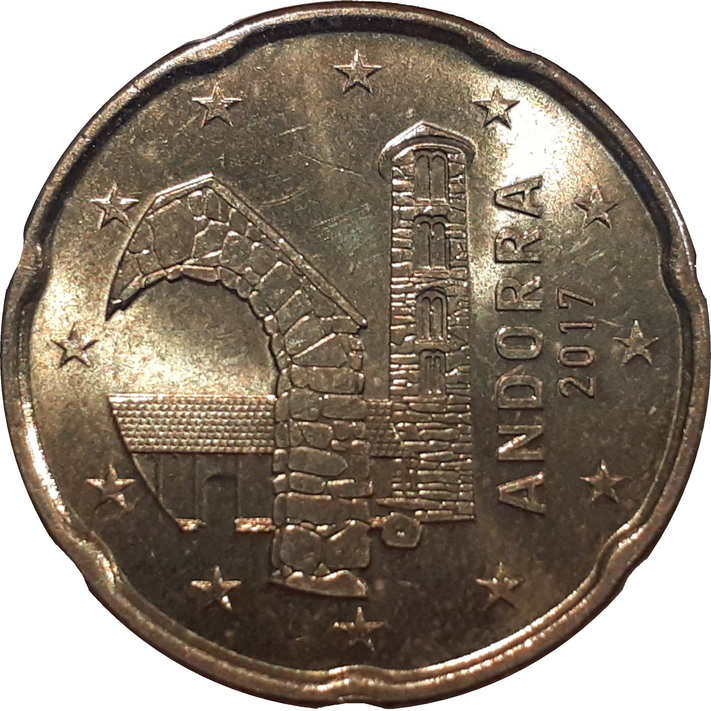 Andorra 20 cent 2023 — Standard design