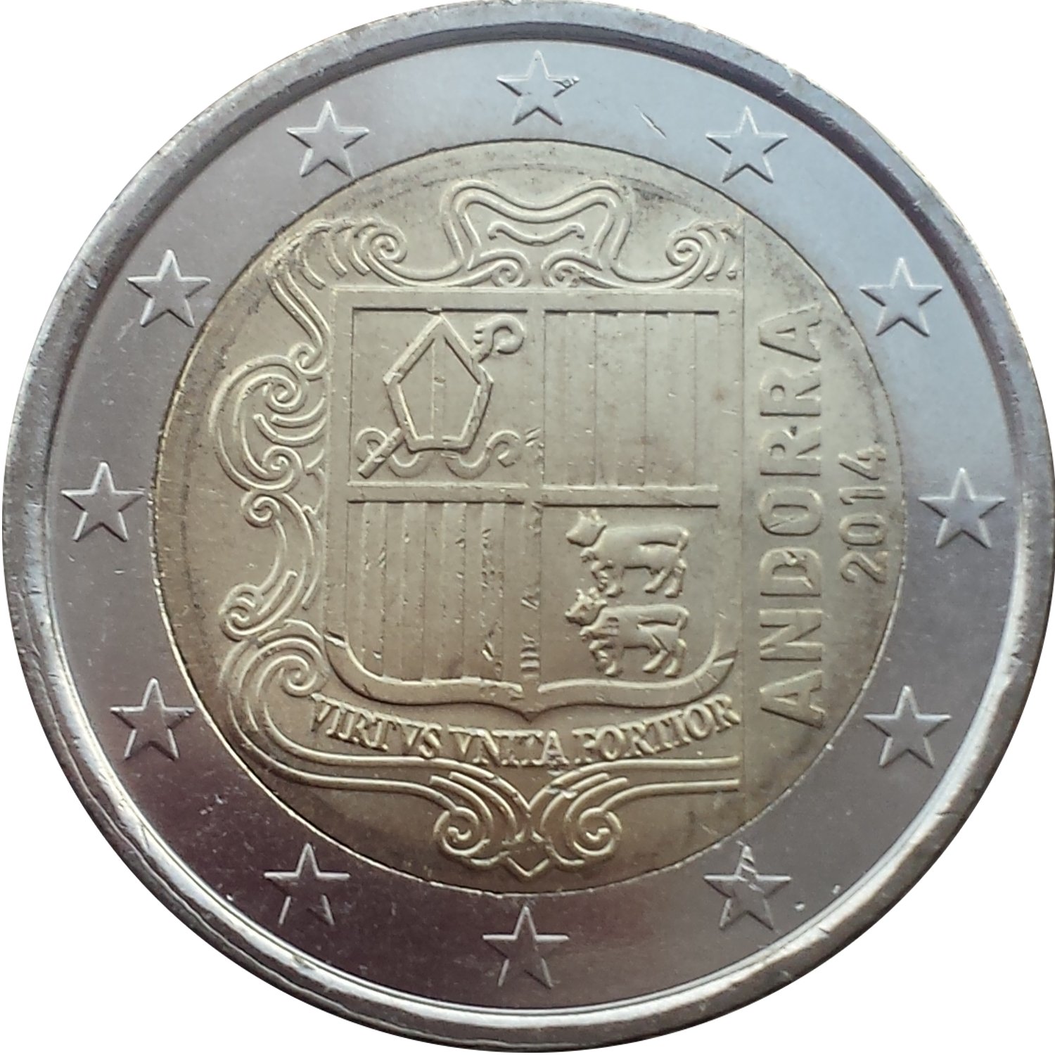 Andorra 2 euro 2024 — Standard design