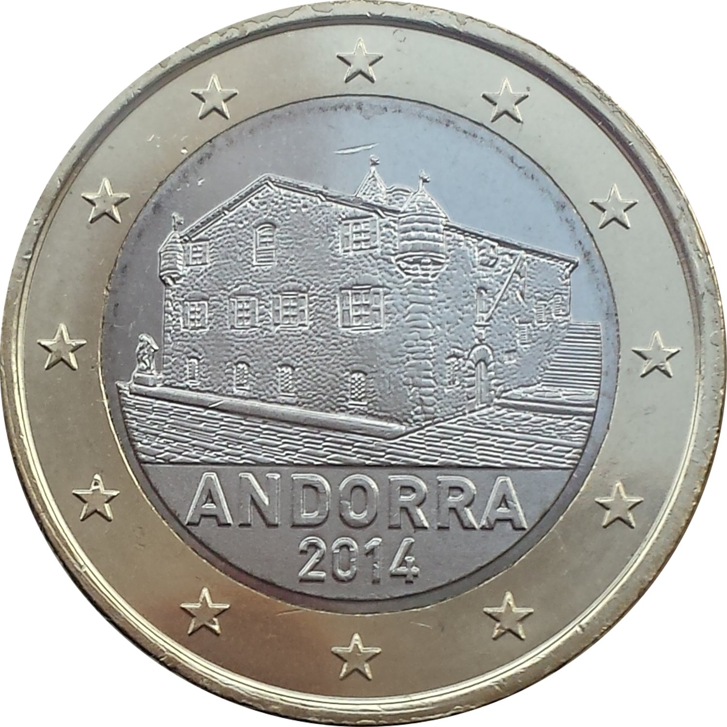 Andorra 1 euro 2024 — Standard design