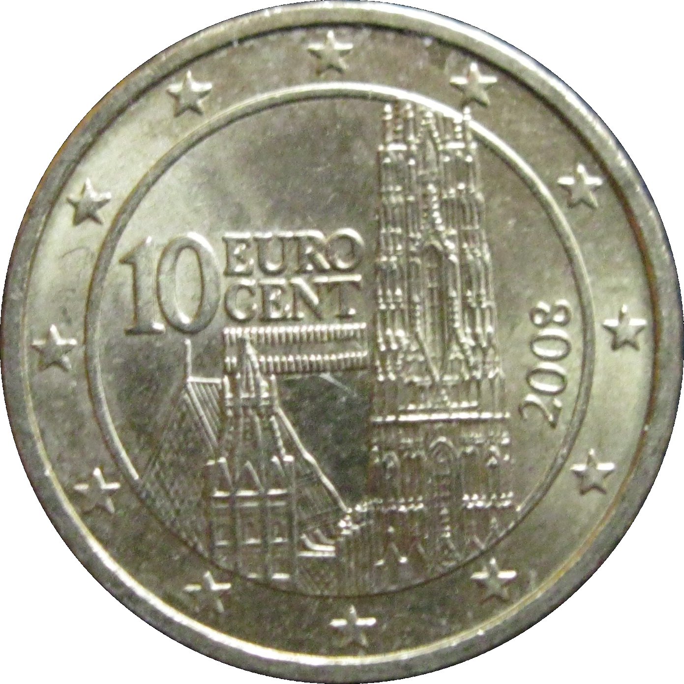 Austria 10 cent 2003 — Standard design