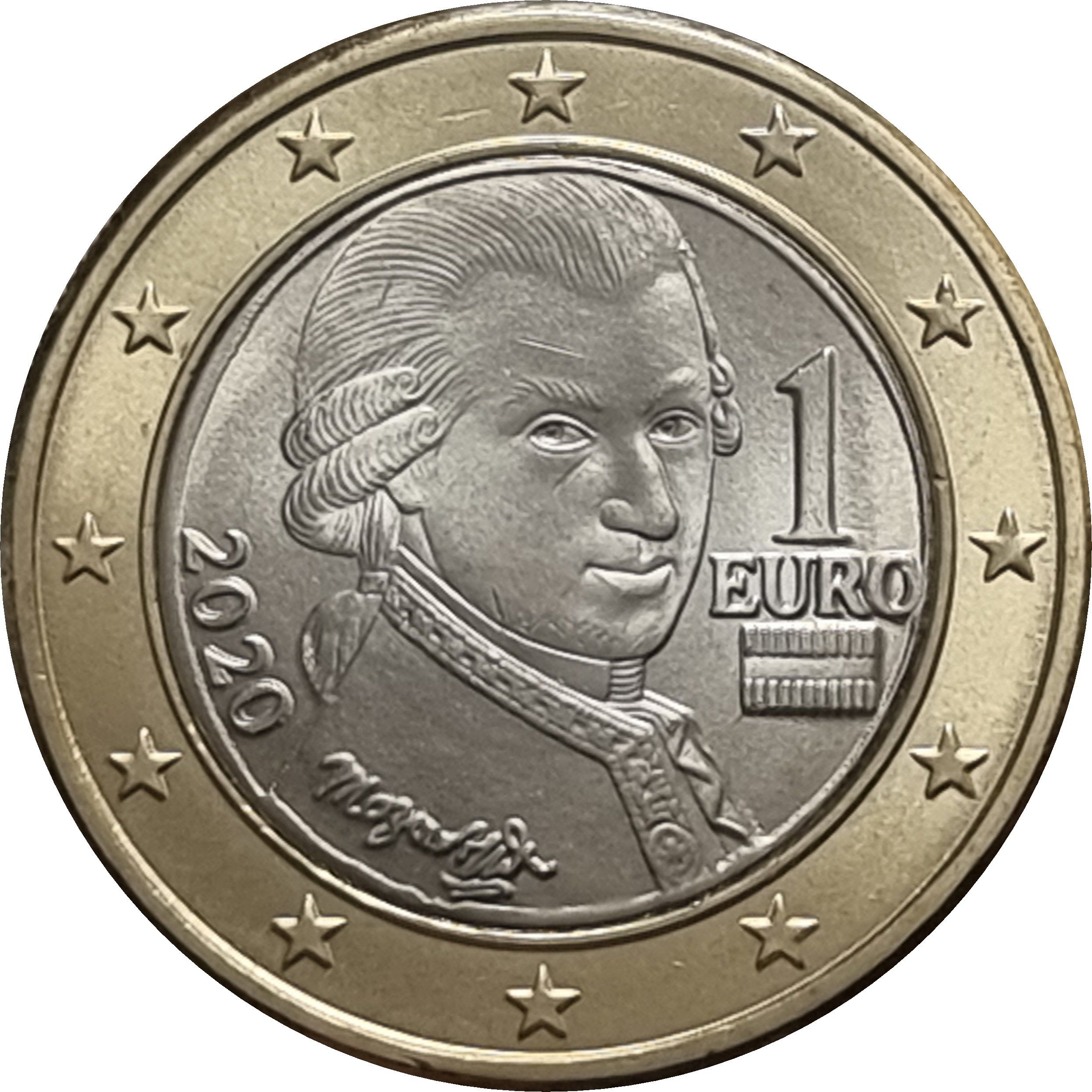 Austria 1 euro 2018 — Standard design