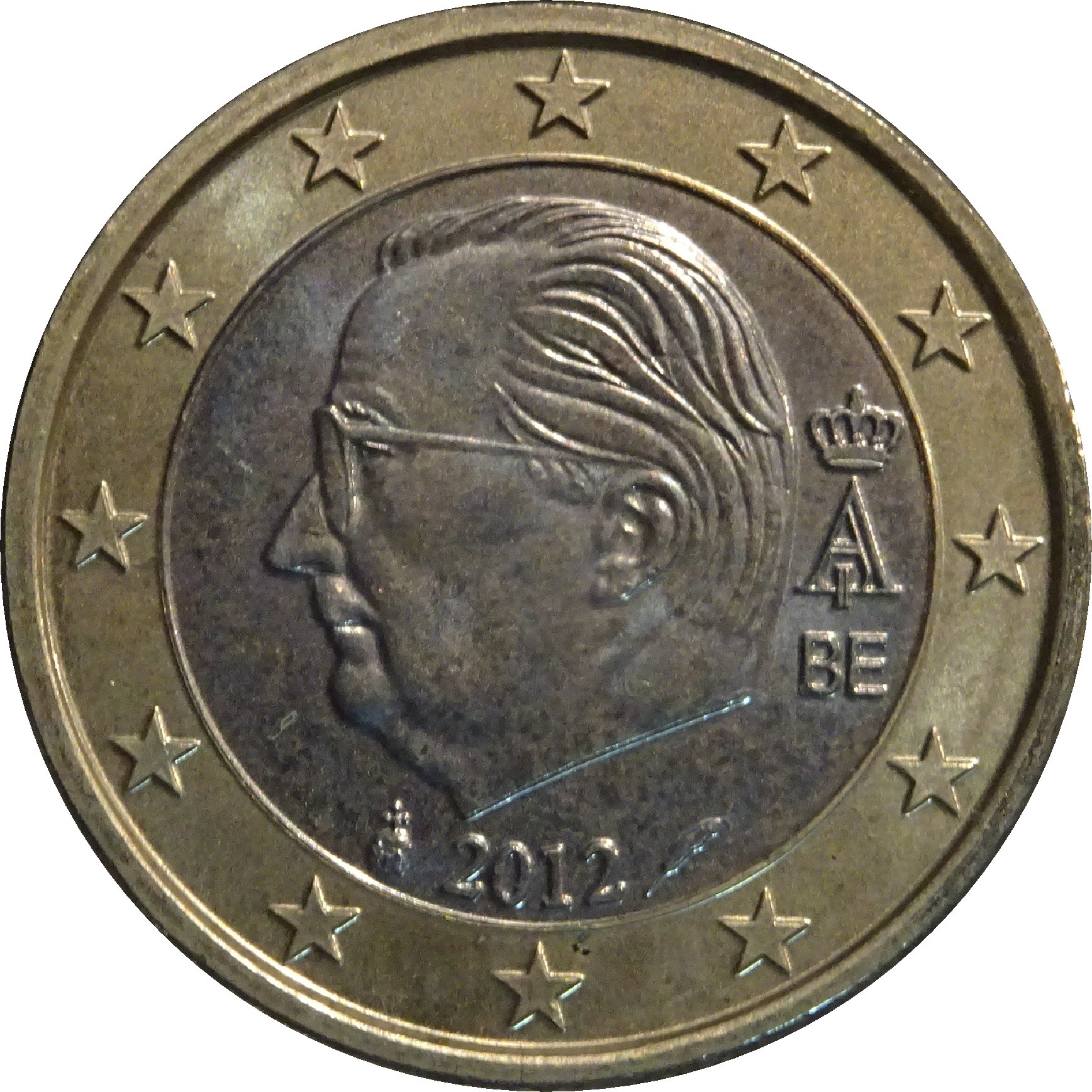 Belgium 1 euro 2017 — Standard design