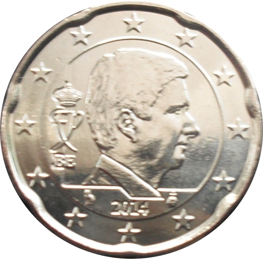 Belgium 20 cent 2020 — Standard design
