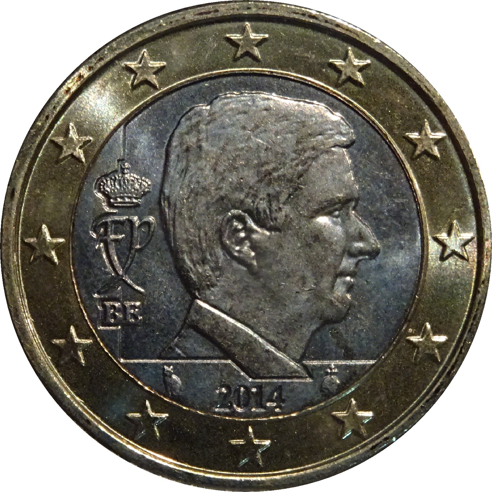 Belgium 1 euro 2022 — Standard design