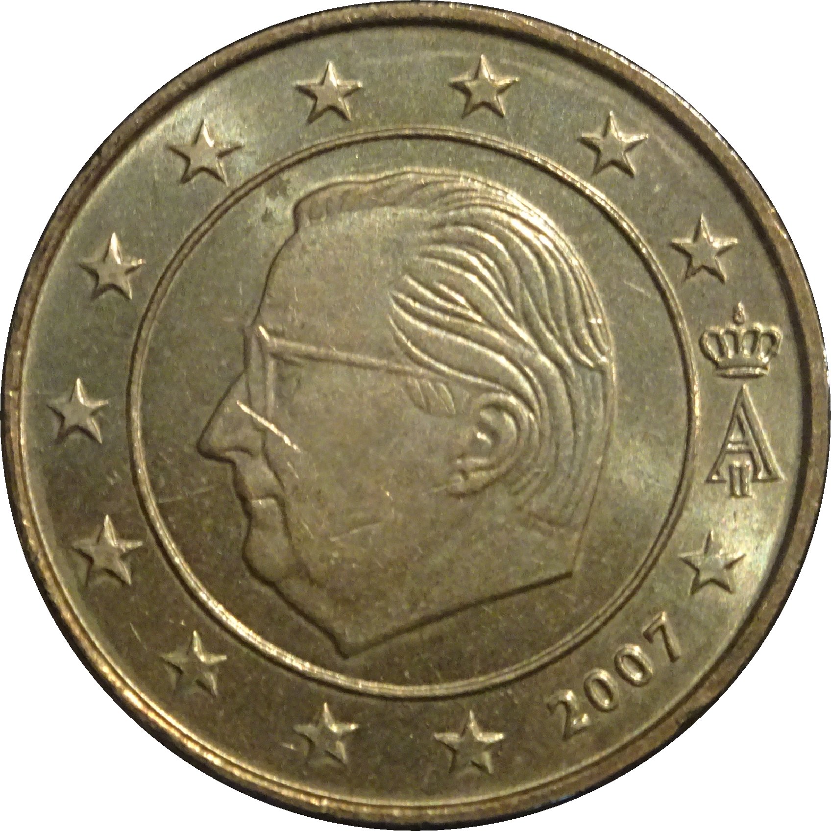Belgium 50 cent 2007 — Standard design