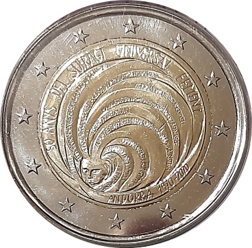 Andorra 2 euro 2020 — 50th anniversary of Universal Women's Suffrage