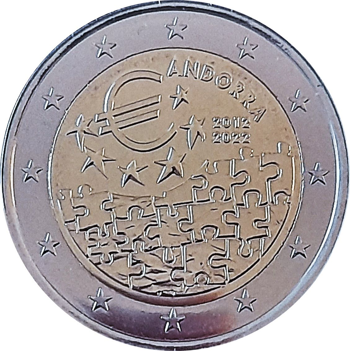 Andorra 2 euro 2022 — 10th anniversary of Currency Agreement between Andorra and the European Union