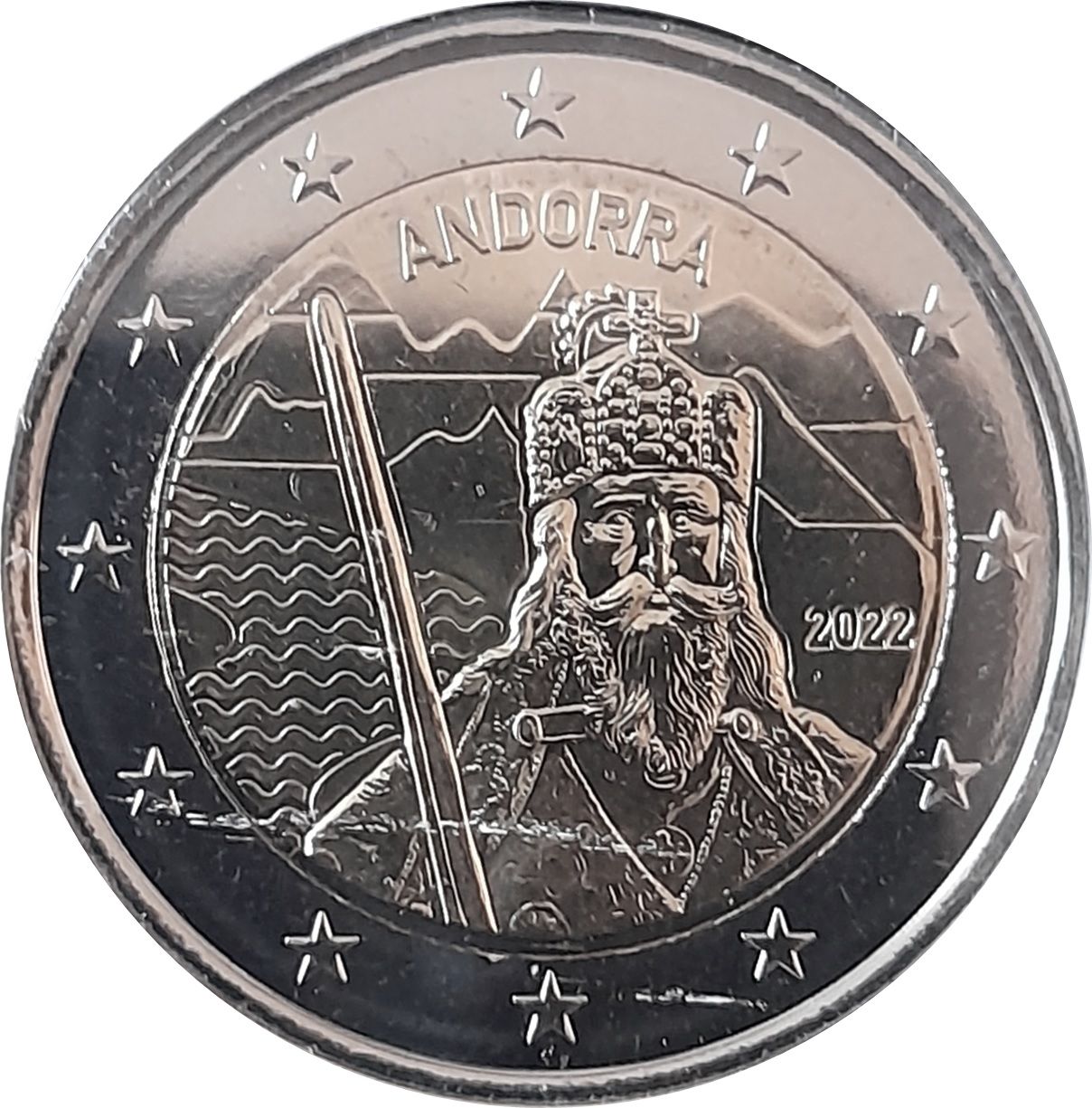 Andorra 2 euro 2022 — The Legend of Charlemagne