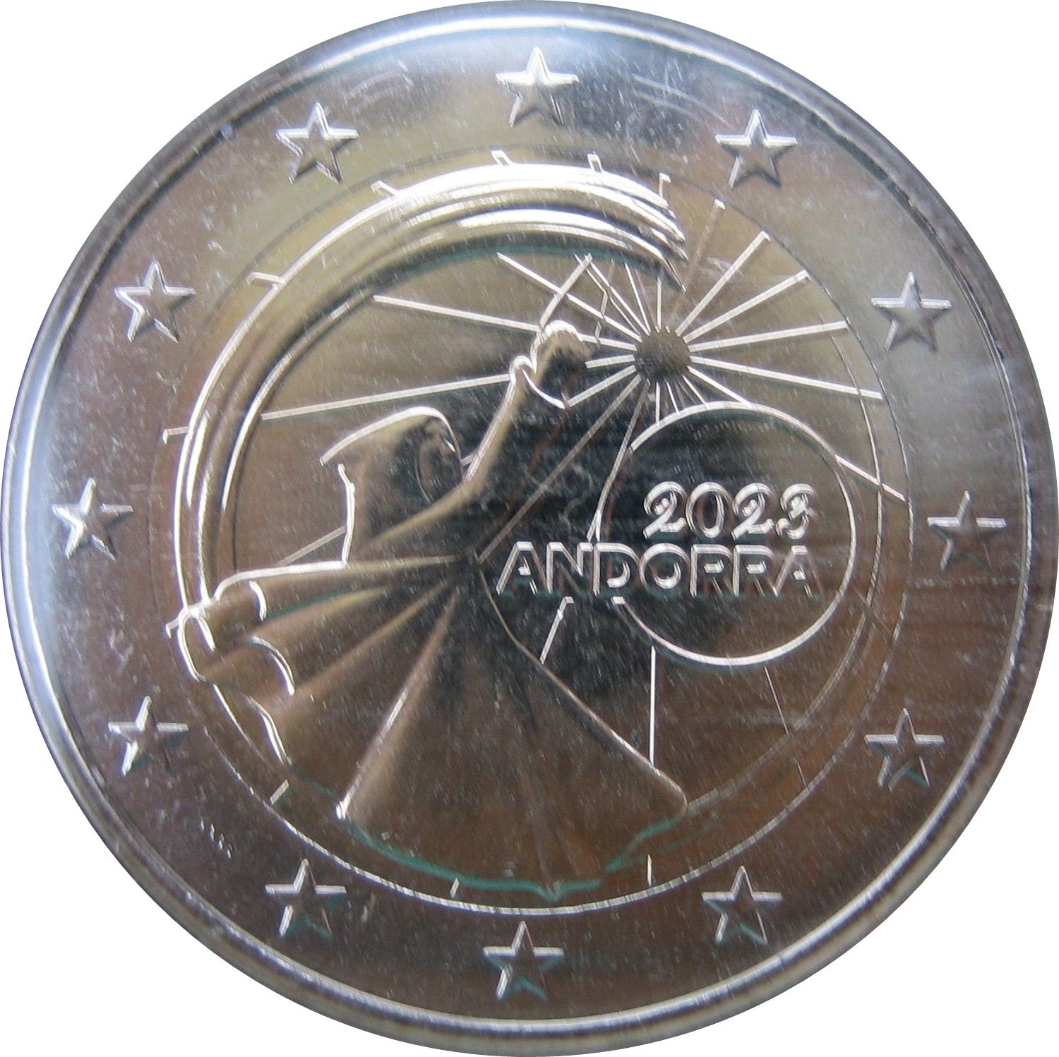 Andorra 2 euro 2023 — Summer solstice fire festival