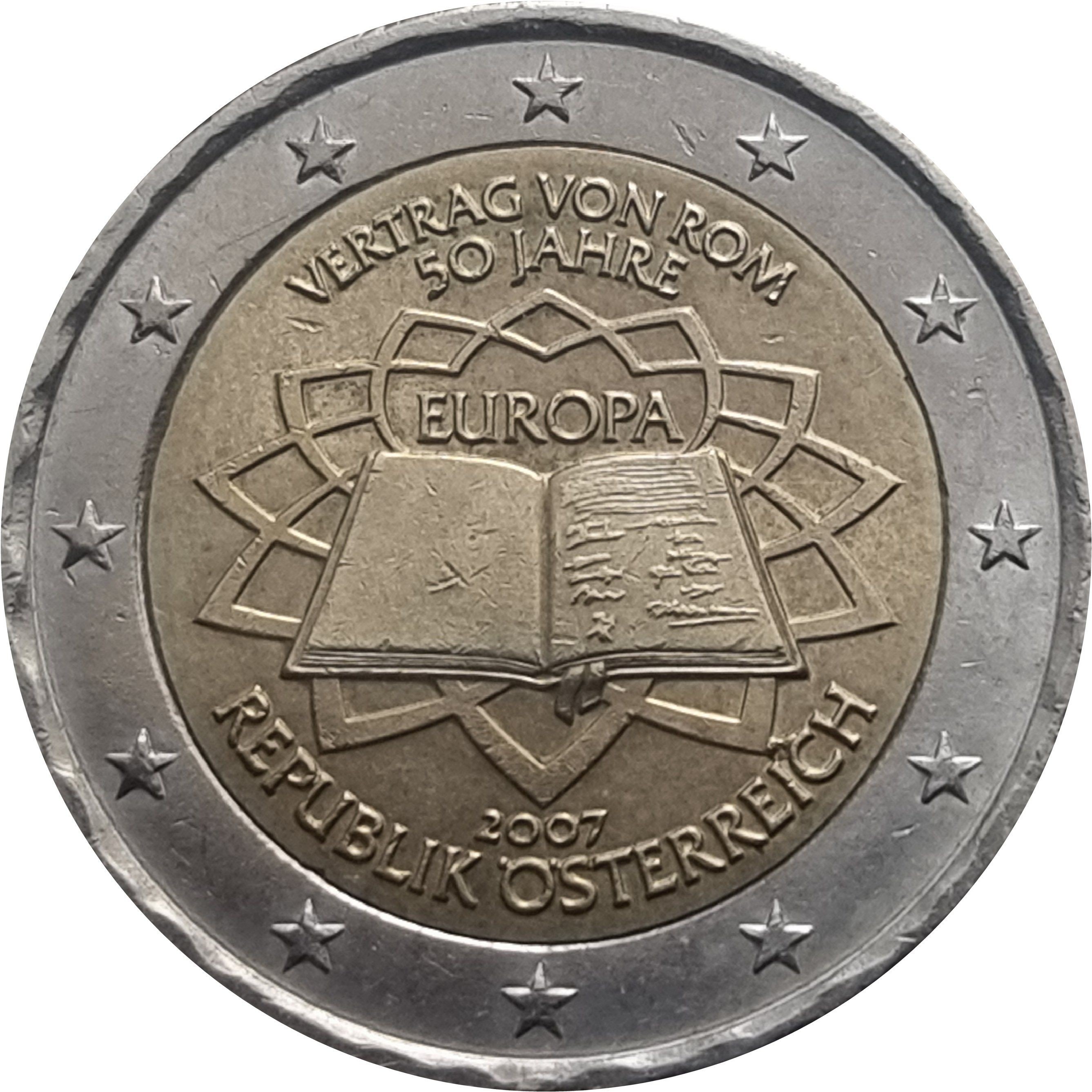 Austria 2 euro 2007 — 50th Anniversary of the Treaty of Rome