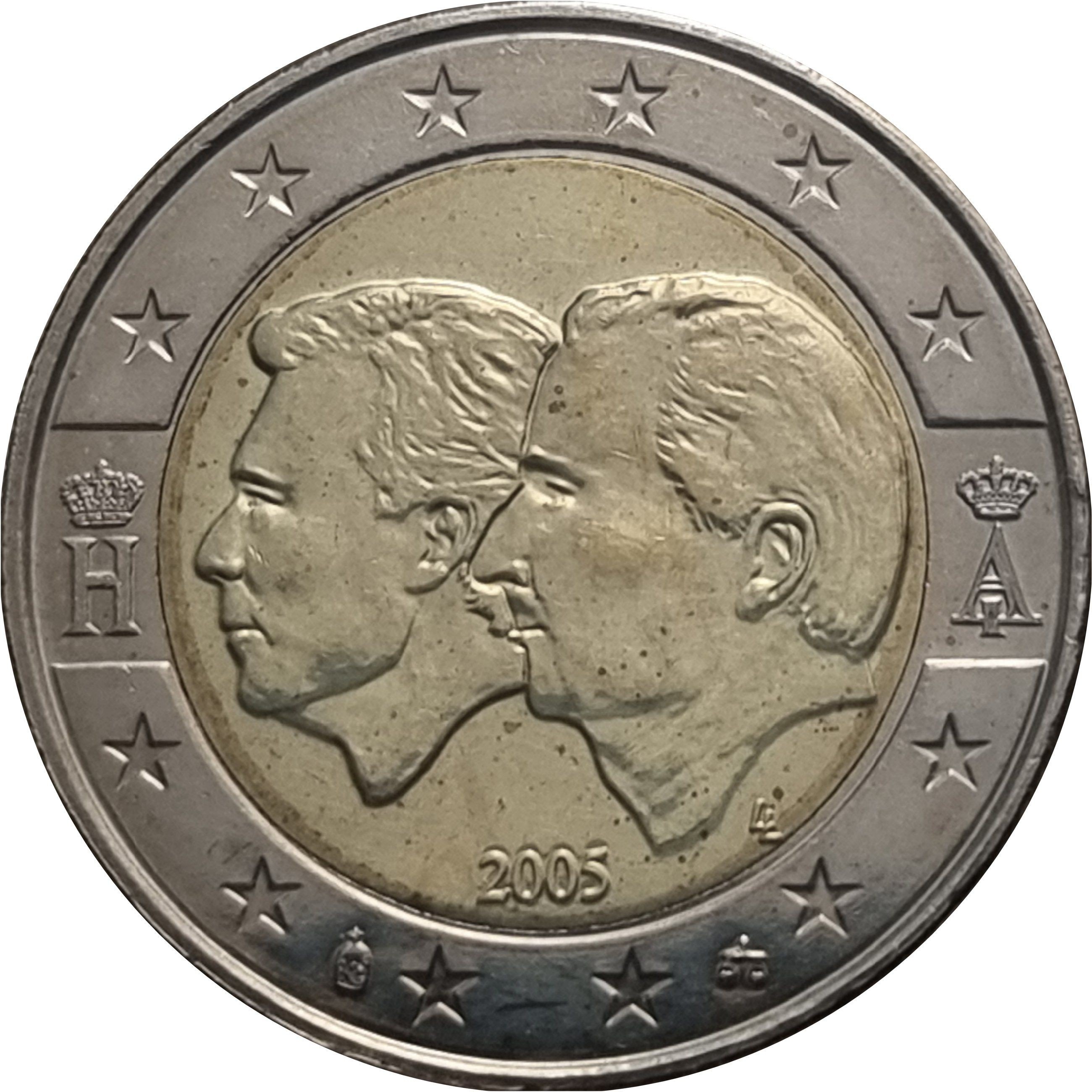 Belgium 2 euro 2005 — Renewal of the Belgium-Luxembourg economic union