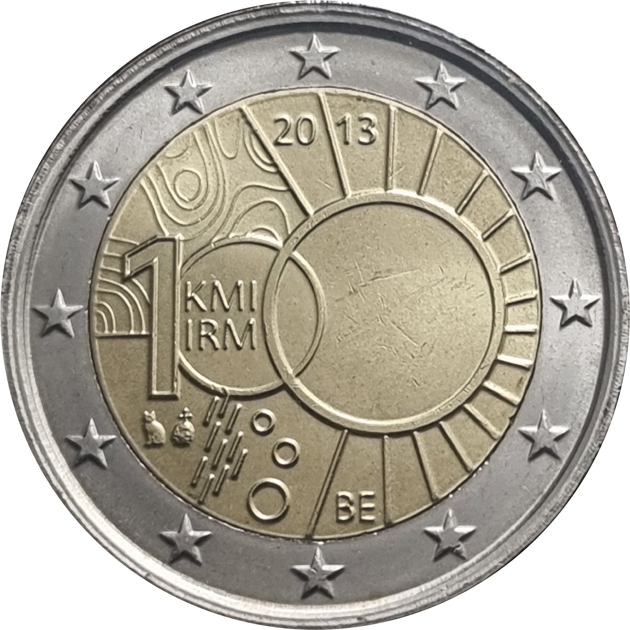 Belgium 2 euro 2013 — 100th Anniversary of the Royal Meteorological Institute