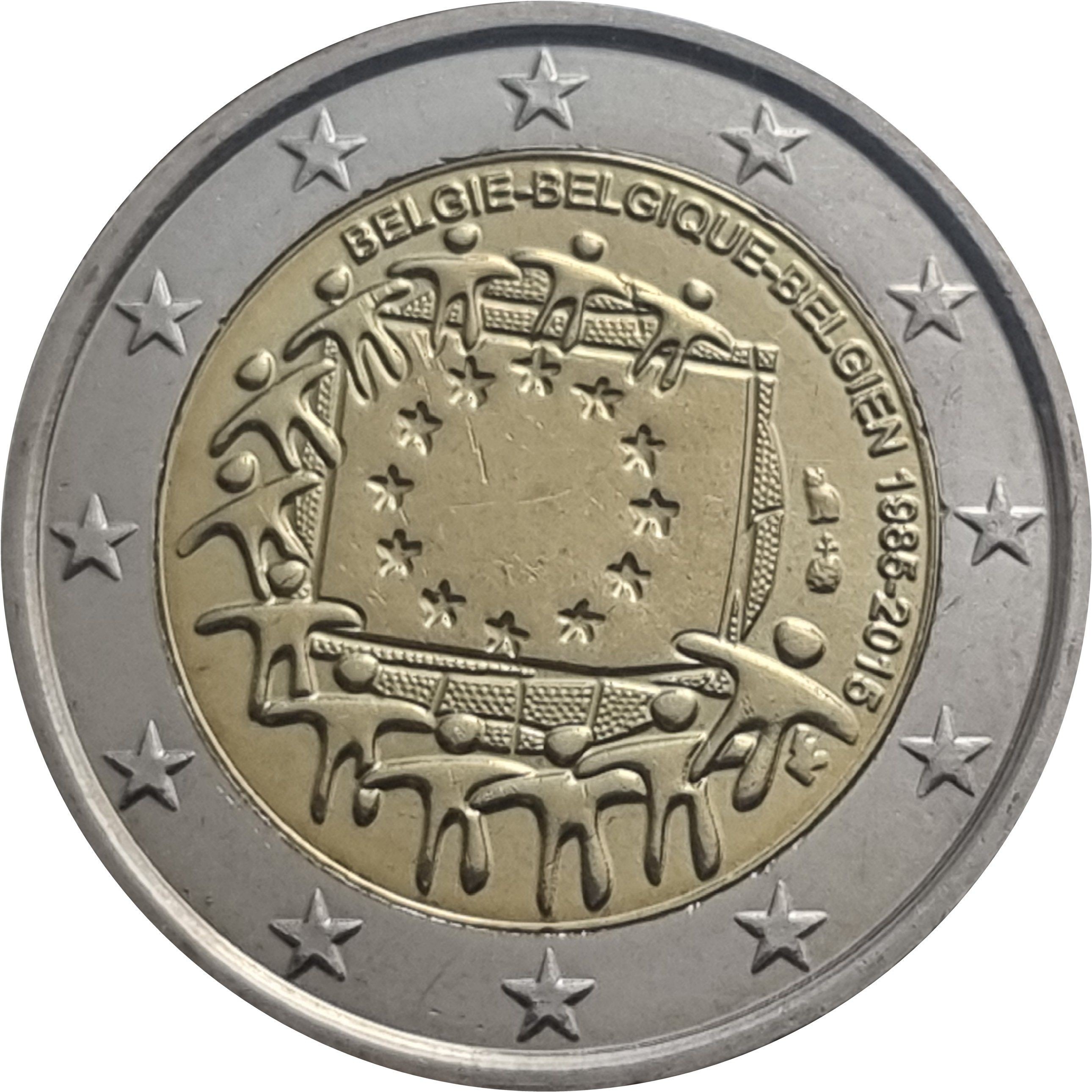 Belgium 2 euro 2015 — 30th Anniversary of the Flag of the European Union