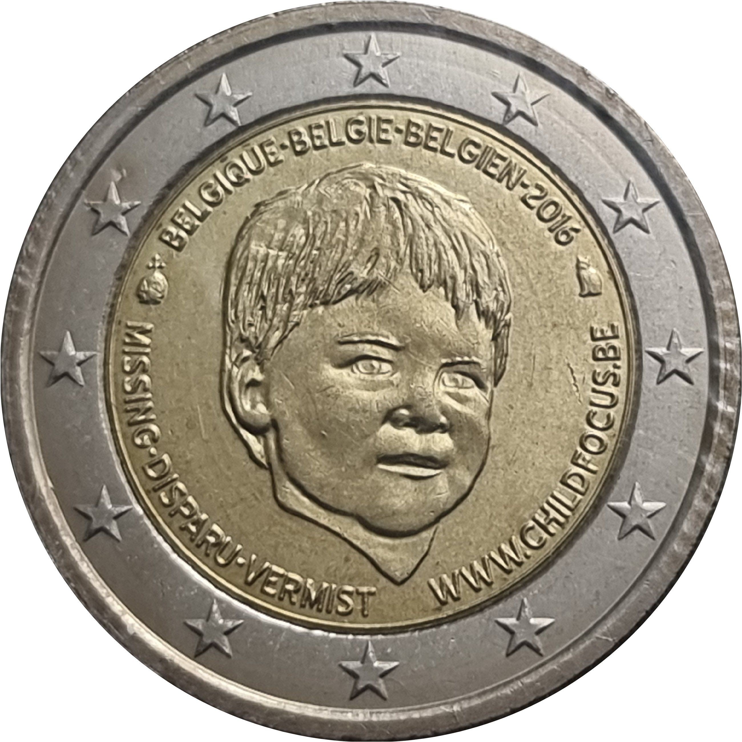 Belgium 2 euro 2016 — Child Focus