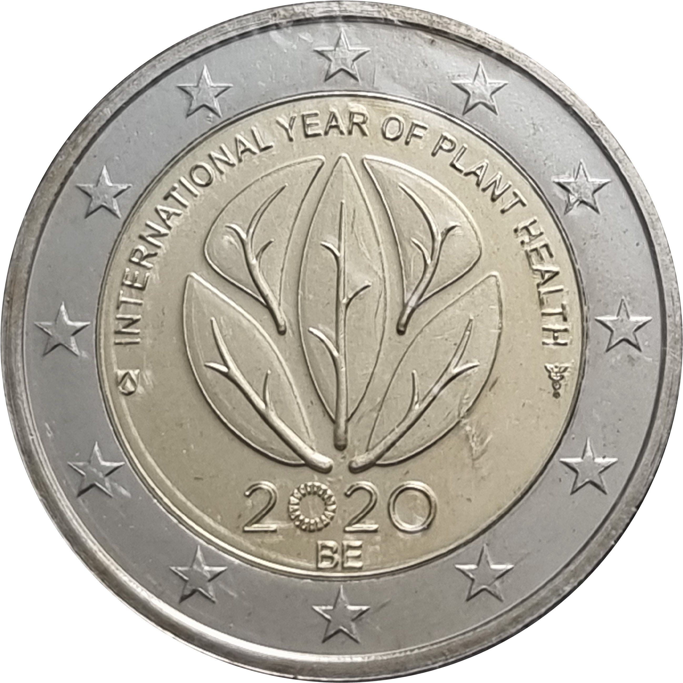 Belgium 2 euro 2020 — International Year of Plant Health