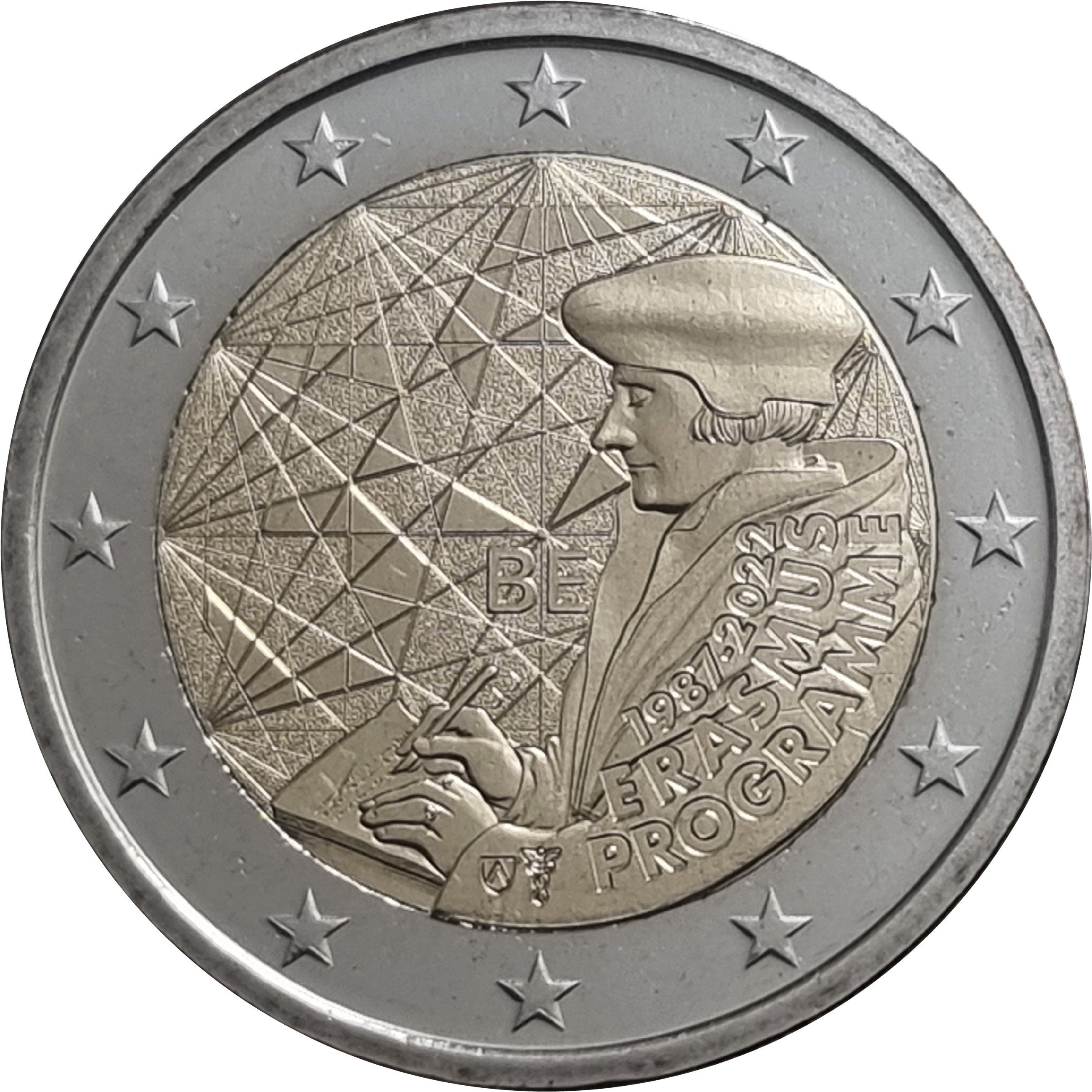 Belgium 2 euro 2022 — 35 Years of the Erasmus Programme