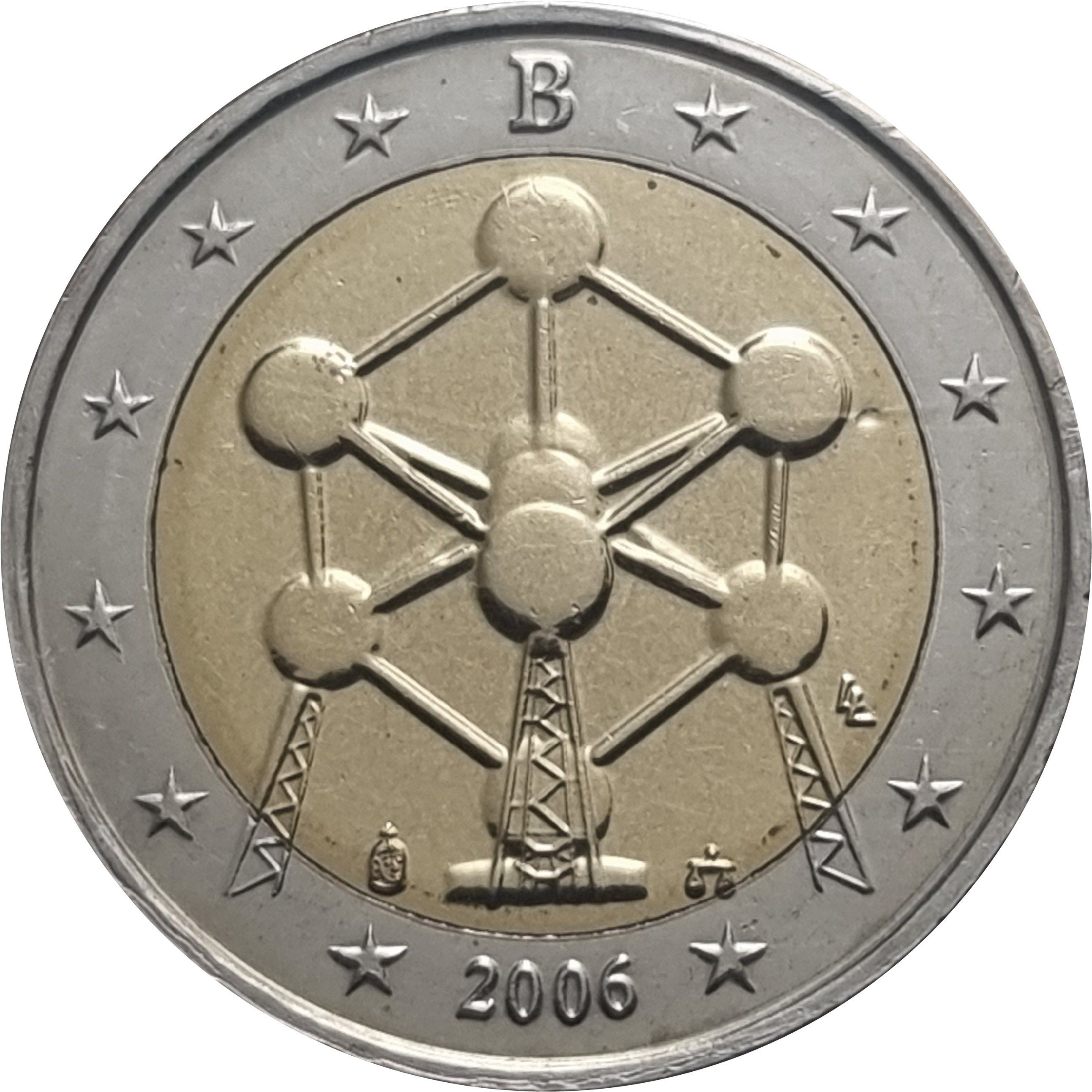 Belgium 2 euro 2006 — Reopening of the Brussels Atomium