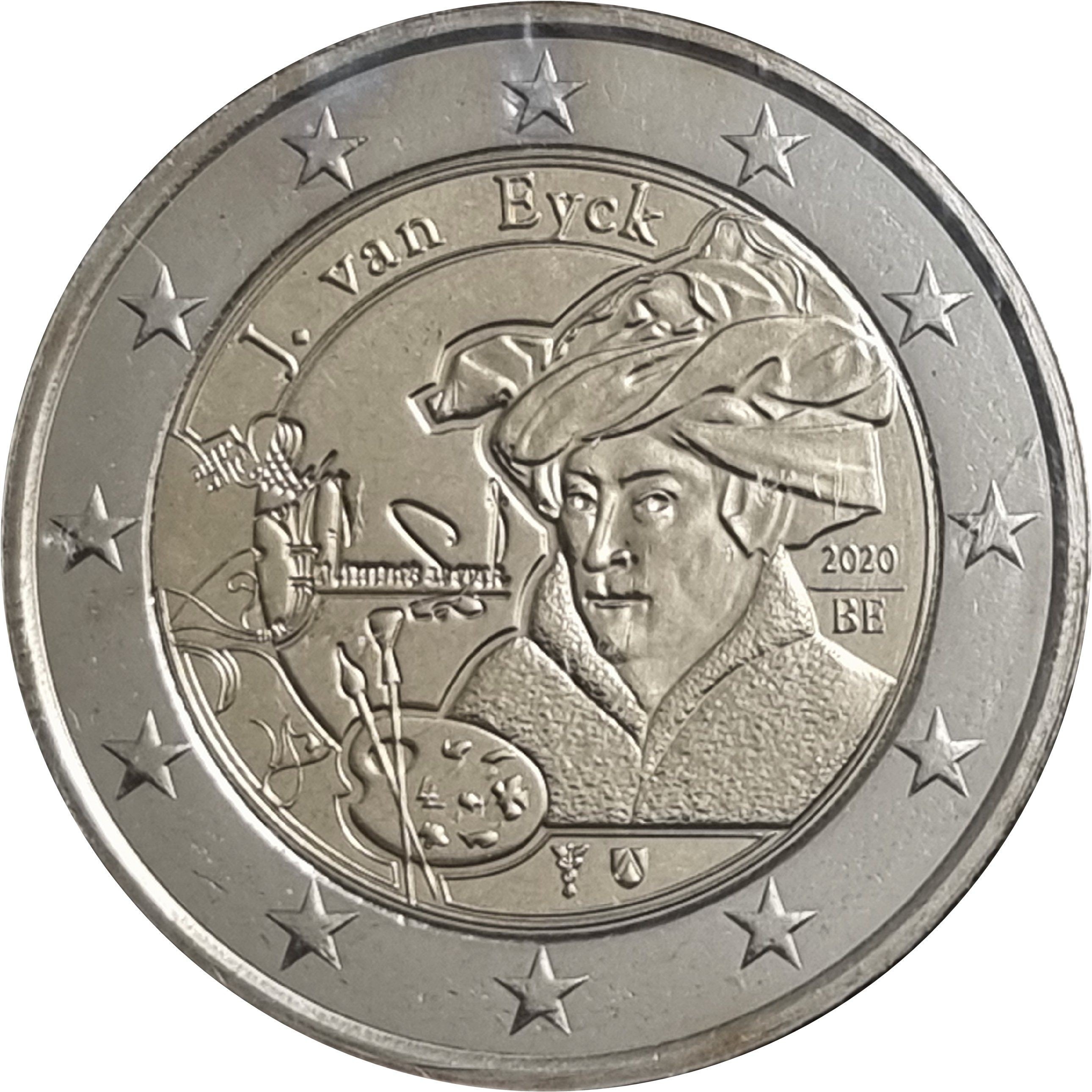 Belgium 2 euro 2020 — Jan van Eyck