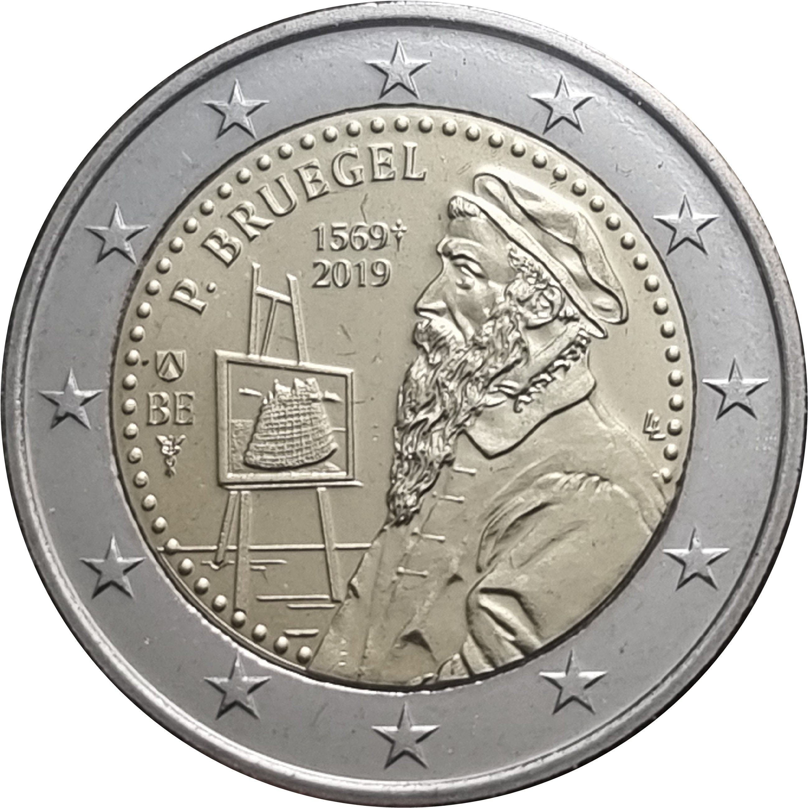 Belgium 2 euro 2019 — The 450th anniversary of the death of Pieter Bruegel the Elder