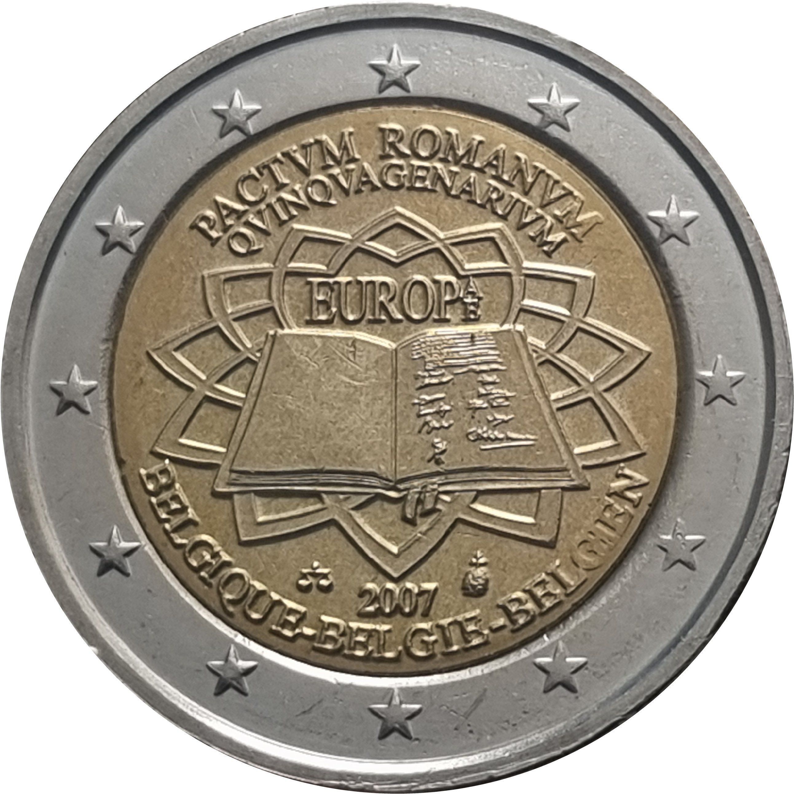 Belgium 2 euro 2007 — 50th Anniversary of the Treaty of Rome