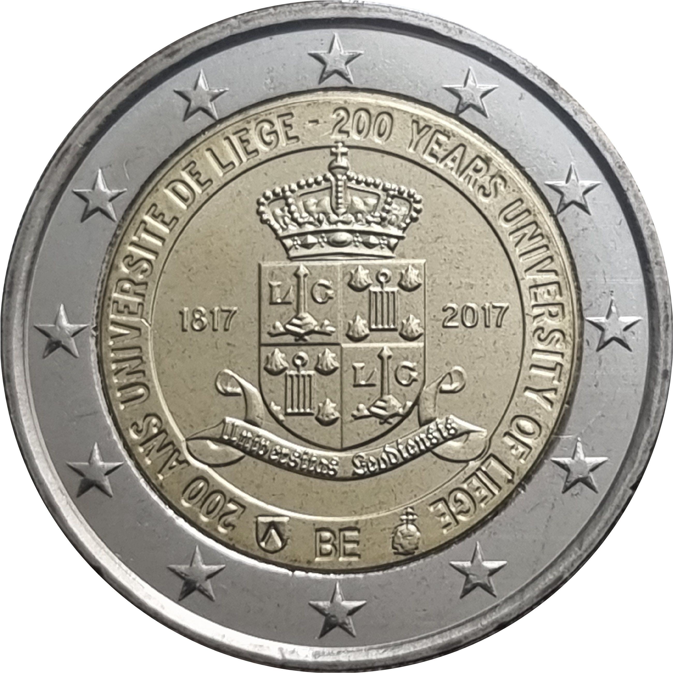 Belgium 2 euro 2017 — 200 years of the University of Liège