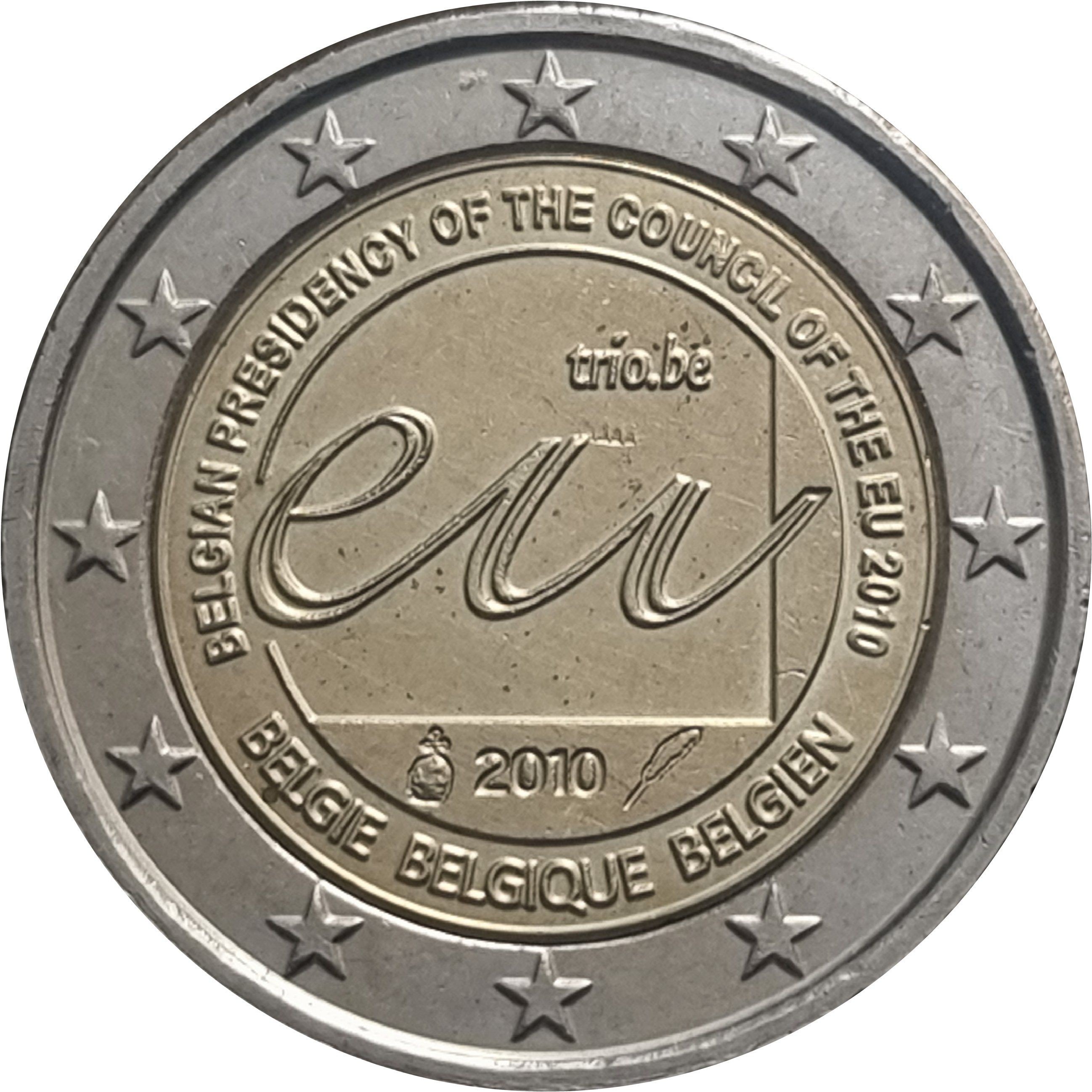 Belgium 2 euro 2010 — Belgian Presidency of the European Union
