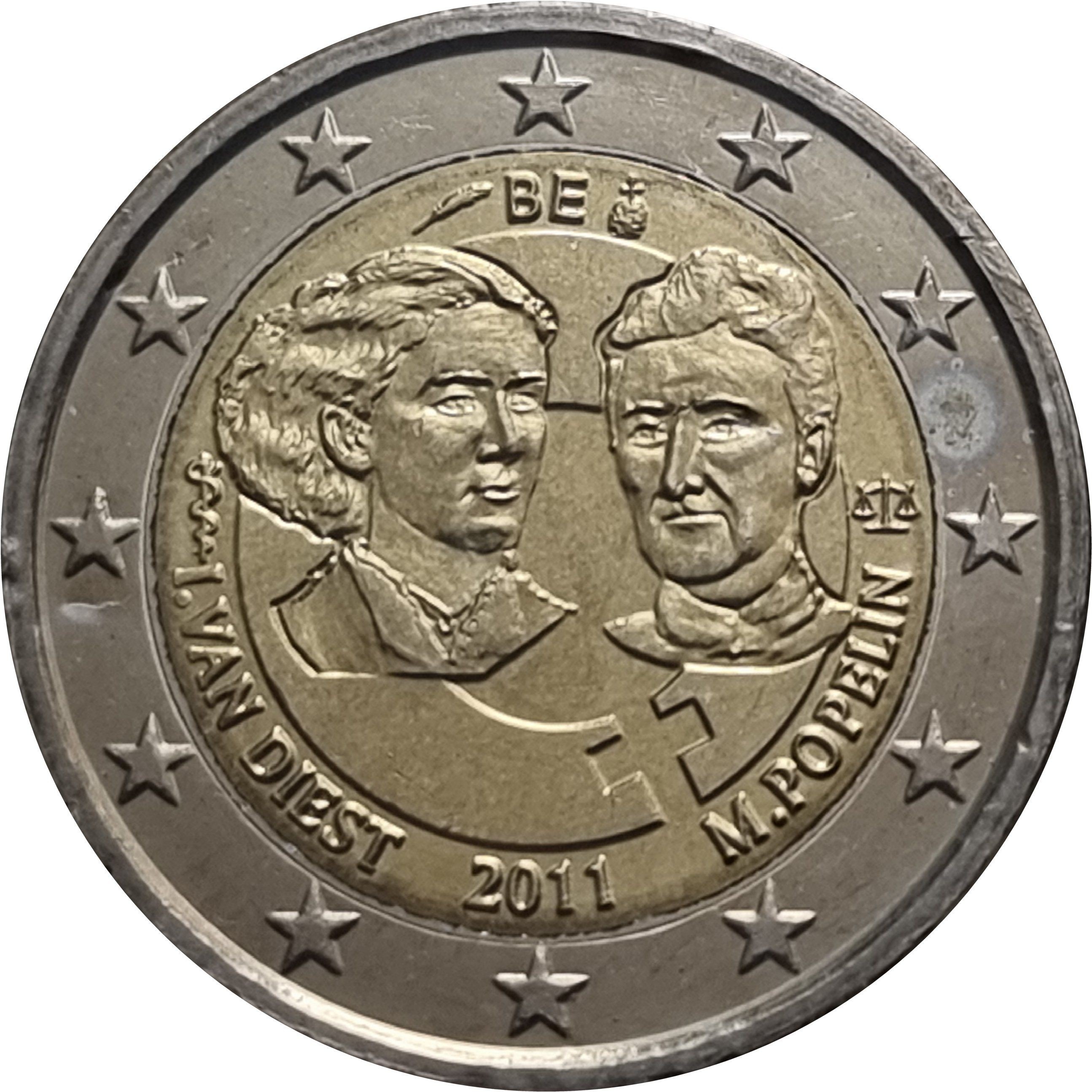 Belgium 2 euro 2011 — 100th International Women's Day