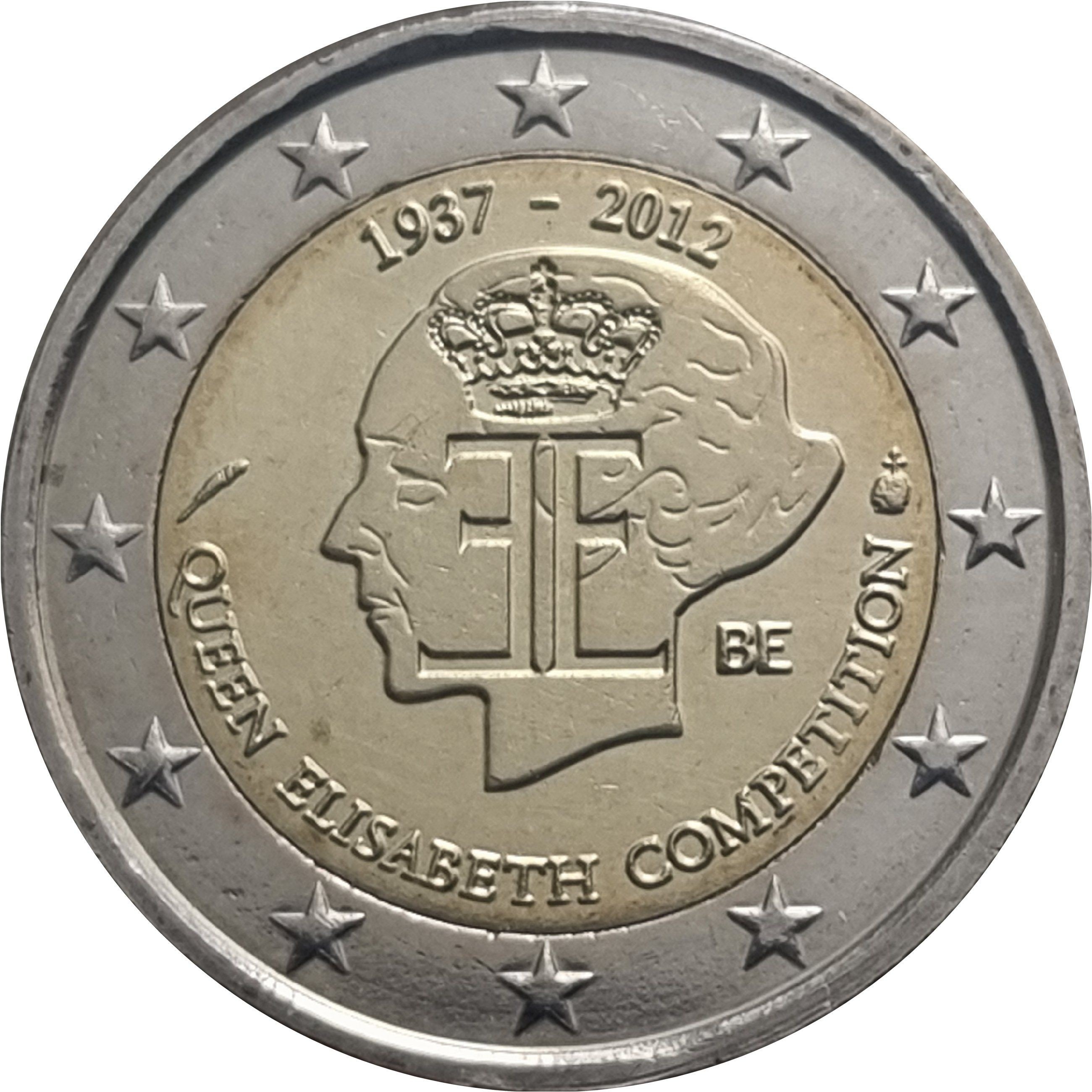 Belgium 2 euro 2012 — 75th Anniversary of Queen Elisabeth Music Competition