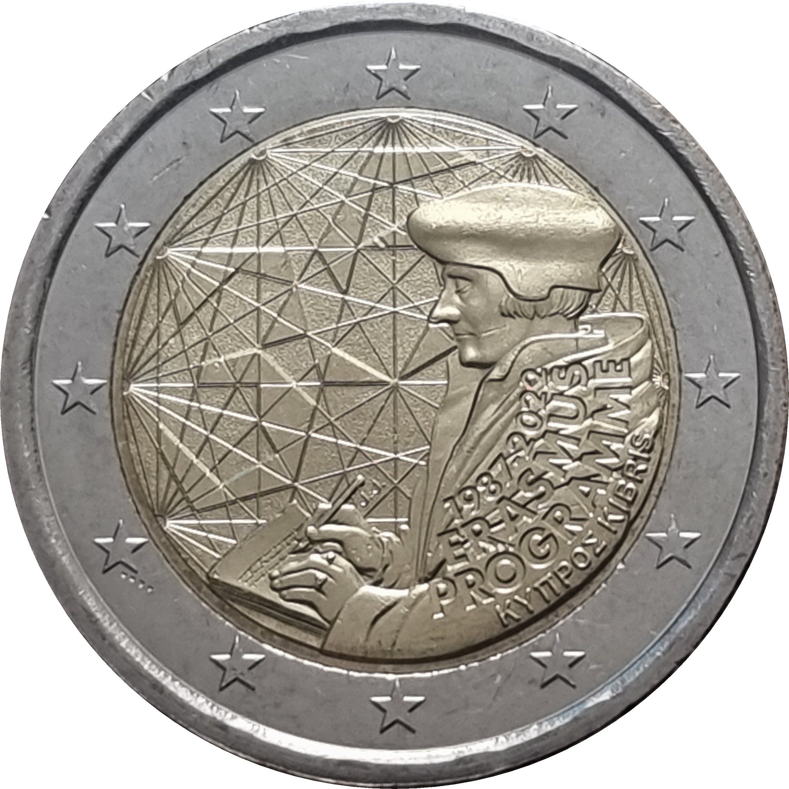 Cyprus 2 euro 2022 — 35 Years of the Erasmus Programme