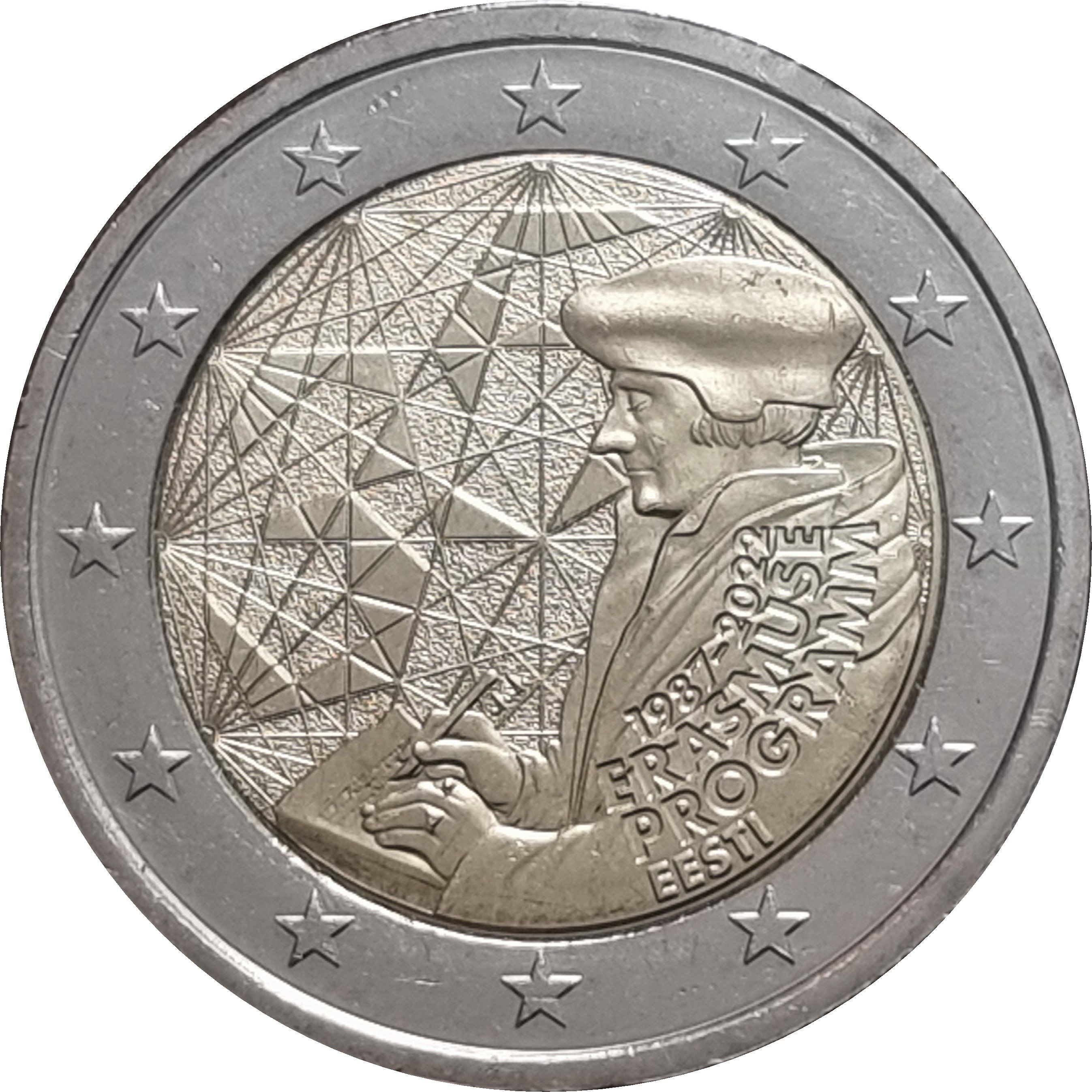 Estonia 2 euro 2022 — 35 Years of the Erasmus Programme