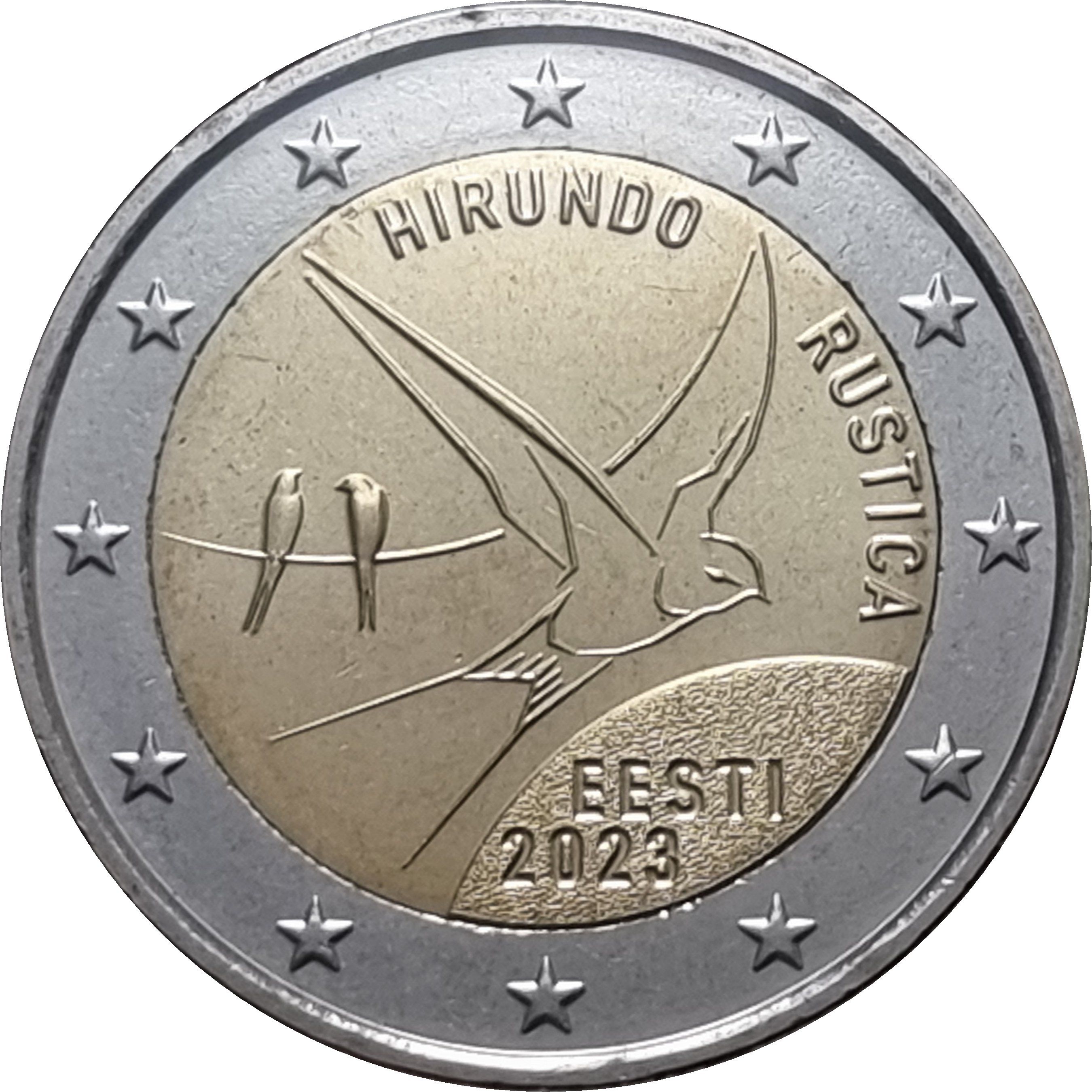 Estonia 2 euro 2023 — Barn Swallow