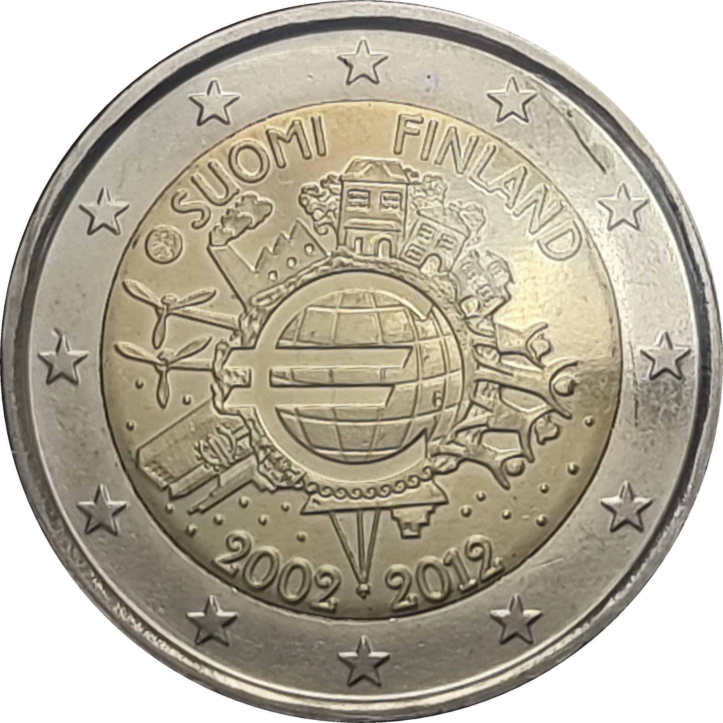 Finland 2 euro 2012 — 10 Years of Euro Cash