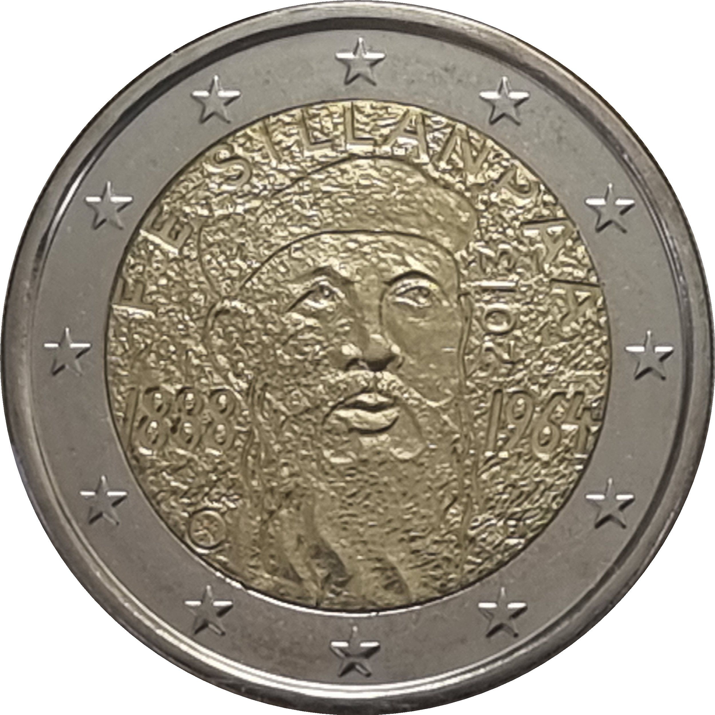 Finland 2 euro 2013 — 125th Anniversary of Frans Eemil Sillanpää