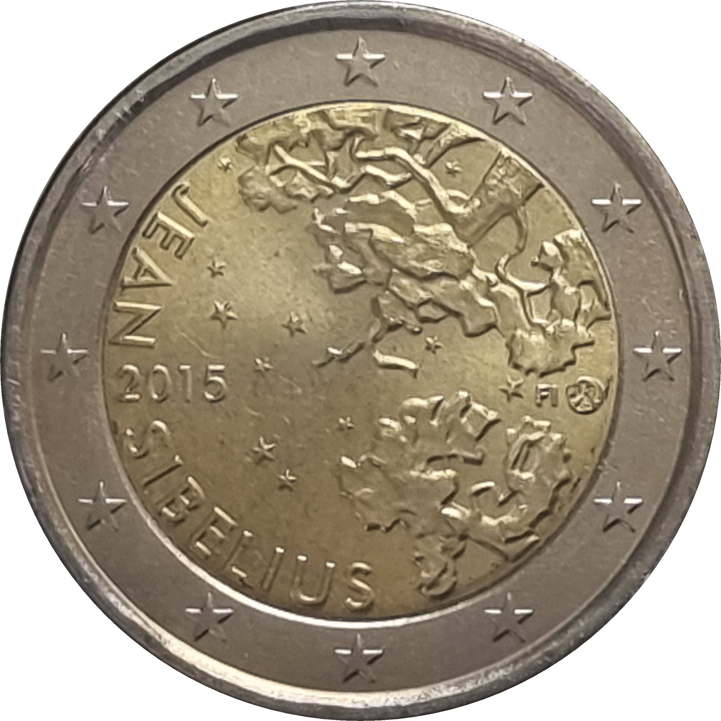 Finland 2 euro 2015 — 150th Anniversary of the Birth of Jean Sibelius