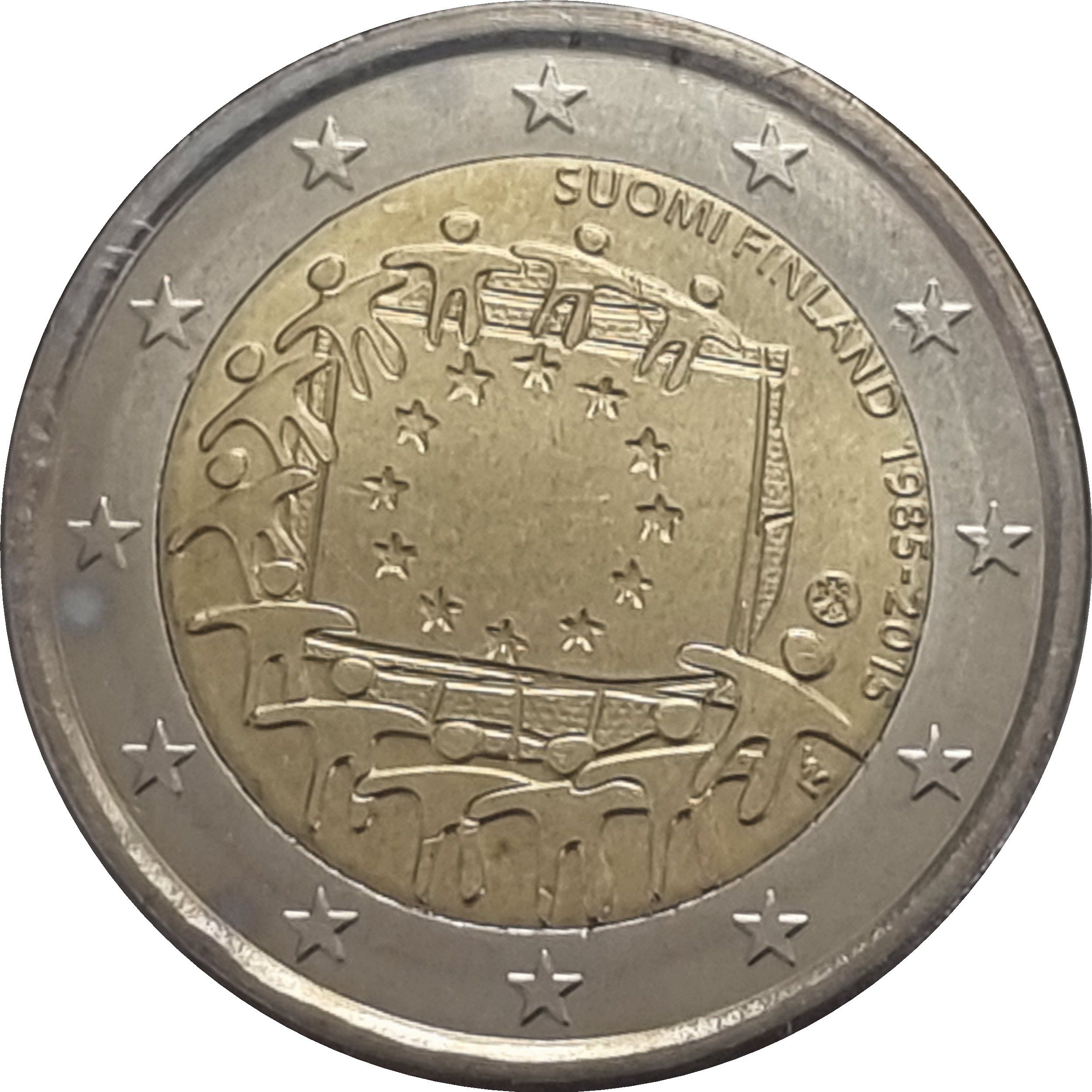Finland 2 euro 2015 — 30th Anniversary of the Flag of the European Union