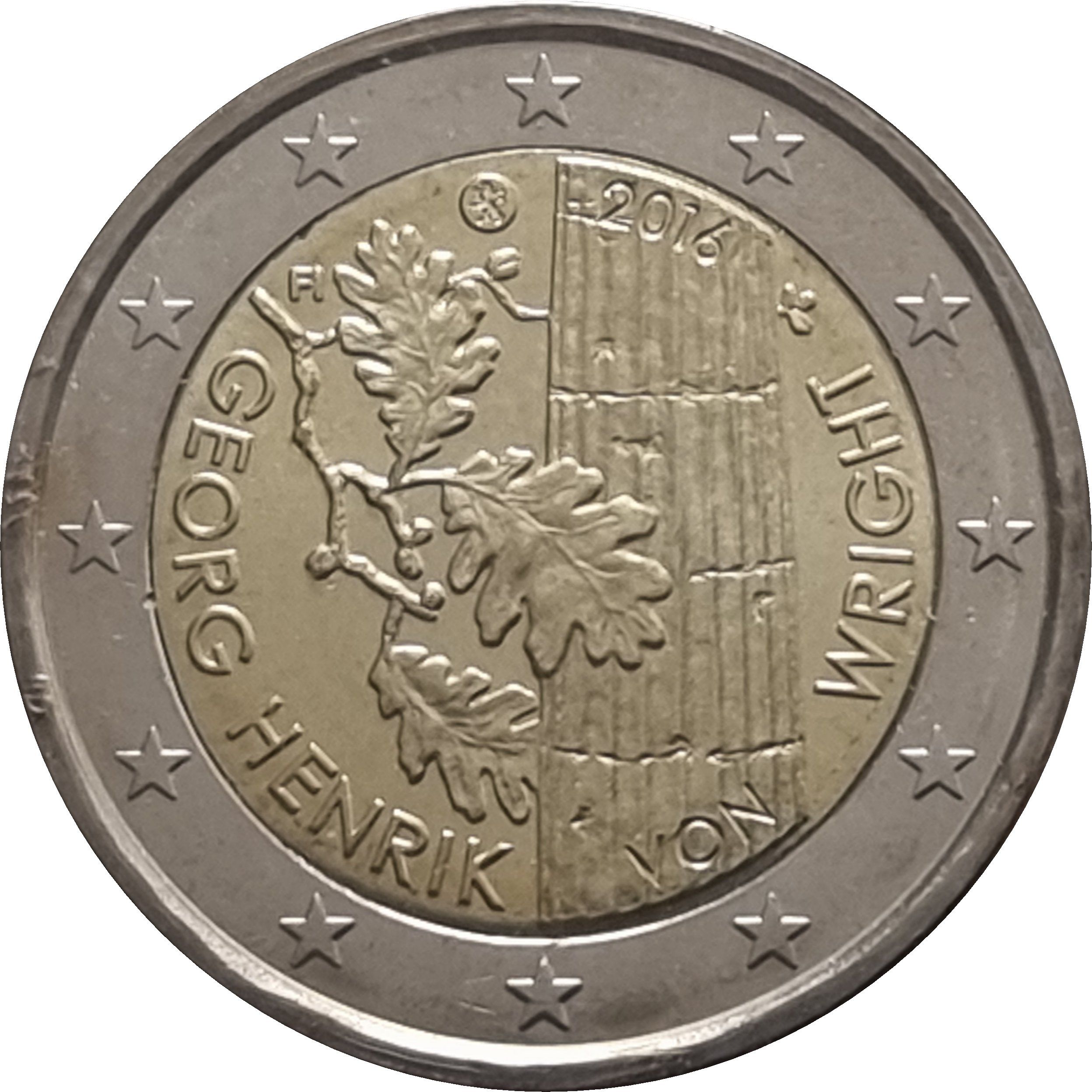Finland 2 euro 2016 — 100th Anniversary of the birth of Georg Henrik von Wright
