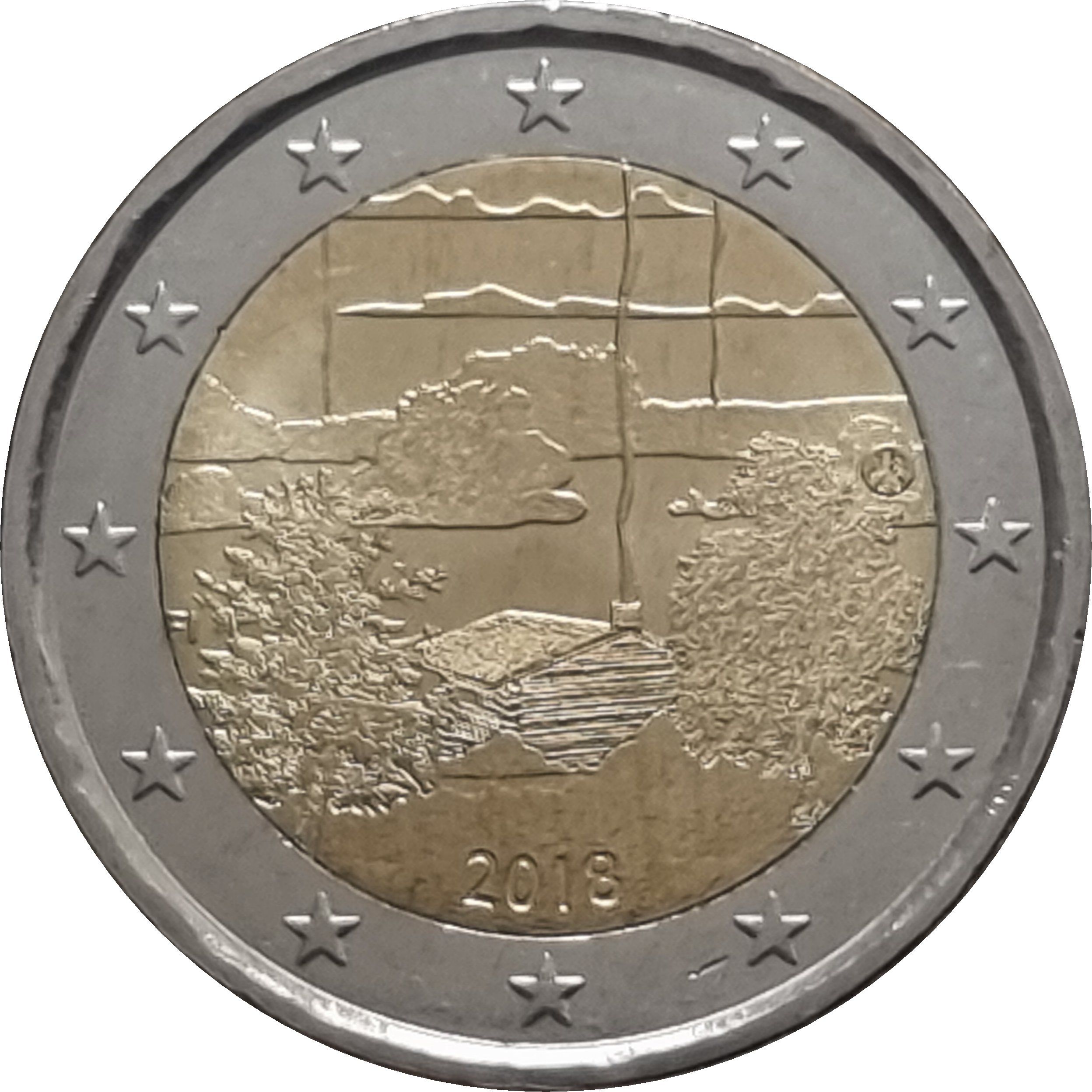 Finland 2 euro 2018 — Finnish Sauna culture