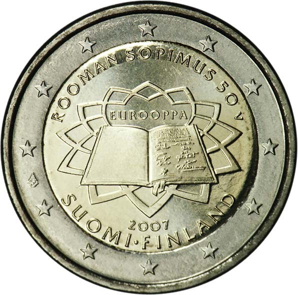 Finland 2 euro 2007 — 50th Anniversary of the Treaty of Rome