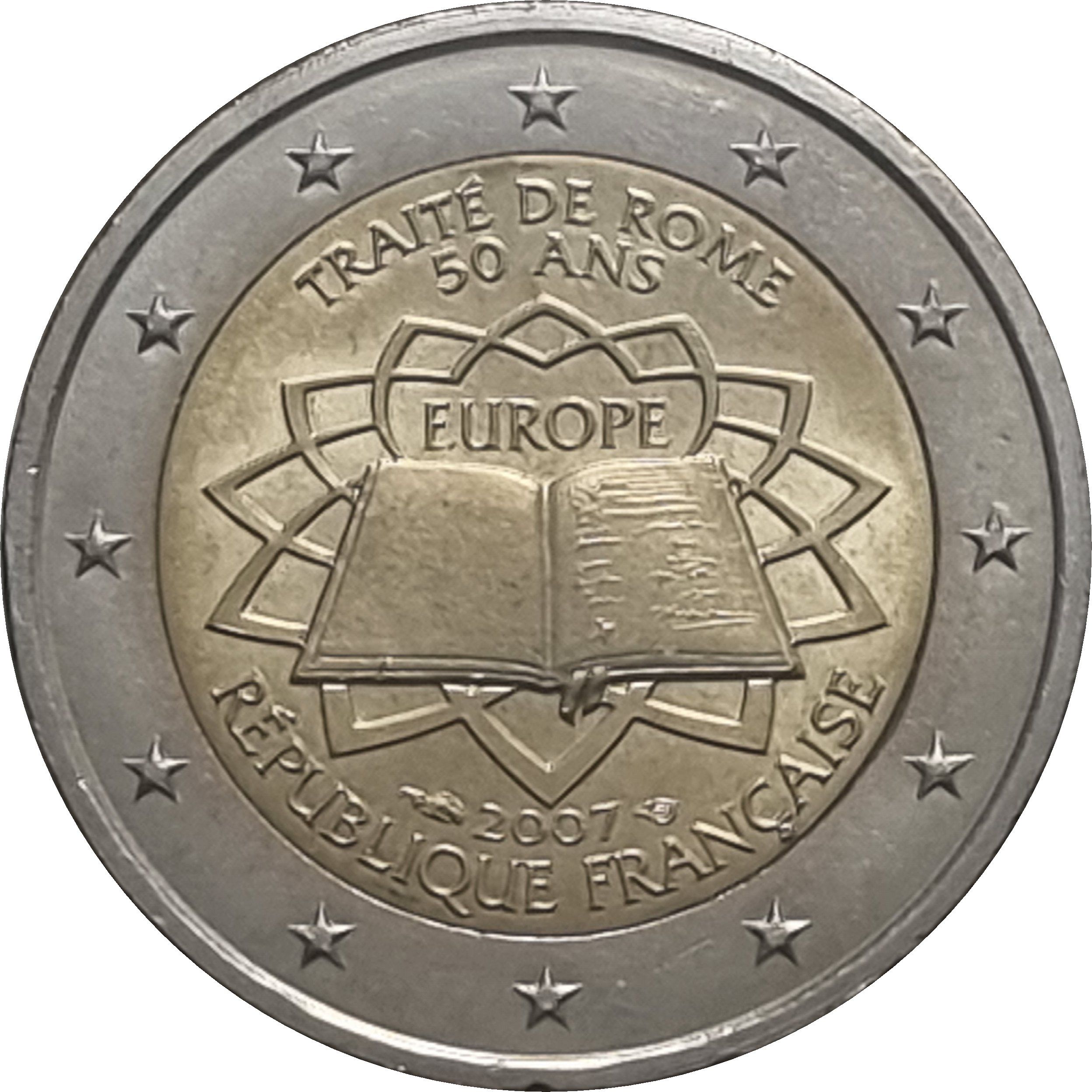 France 2 euro 2007 — 50th Anniversary of the Treaty of Rome