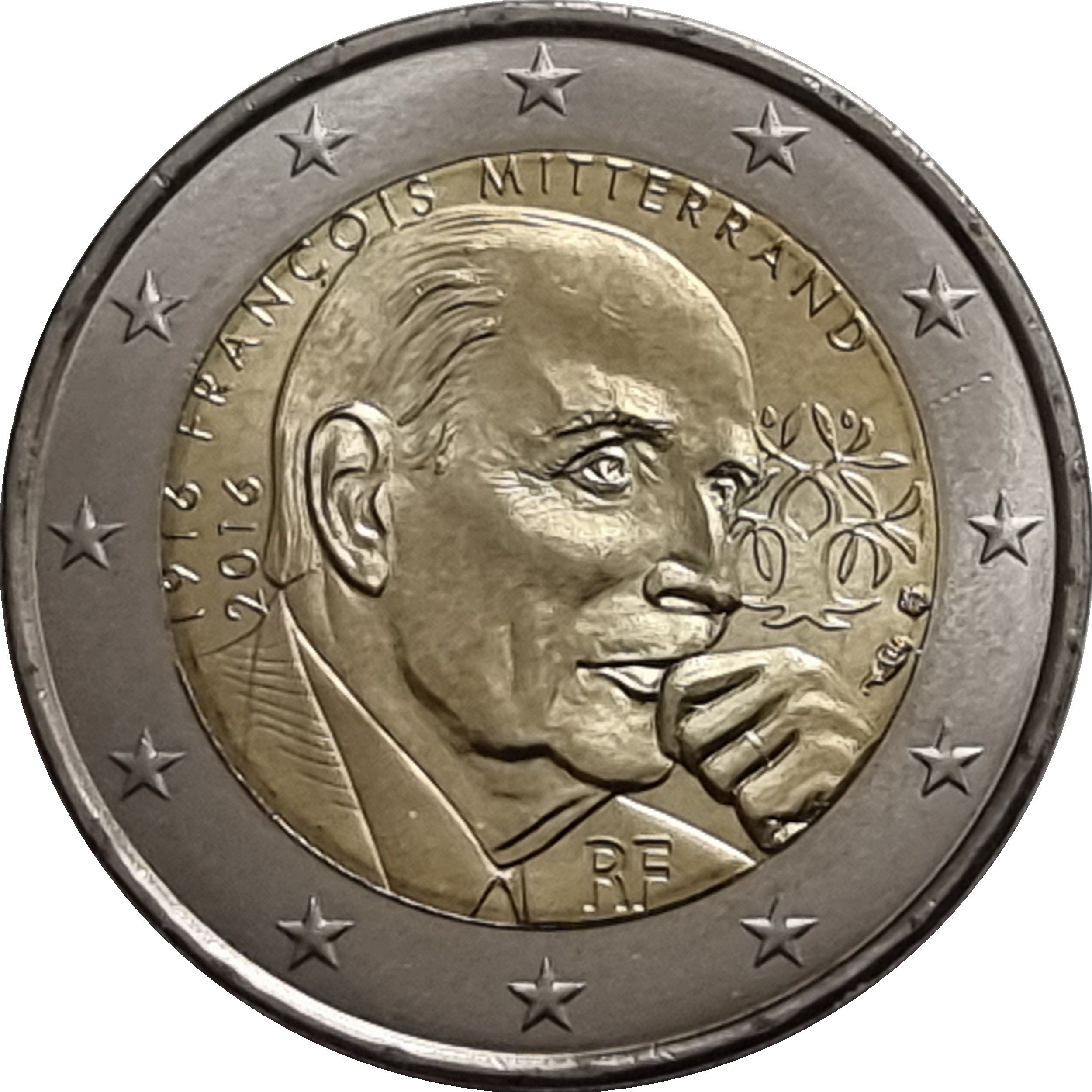 France 2 euro 2016 — 100th Anniversary of the birth of François Mitterrand