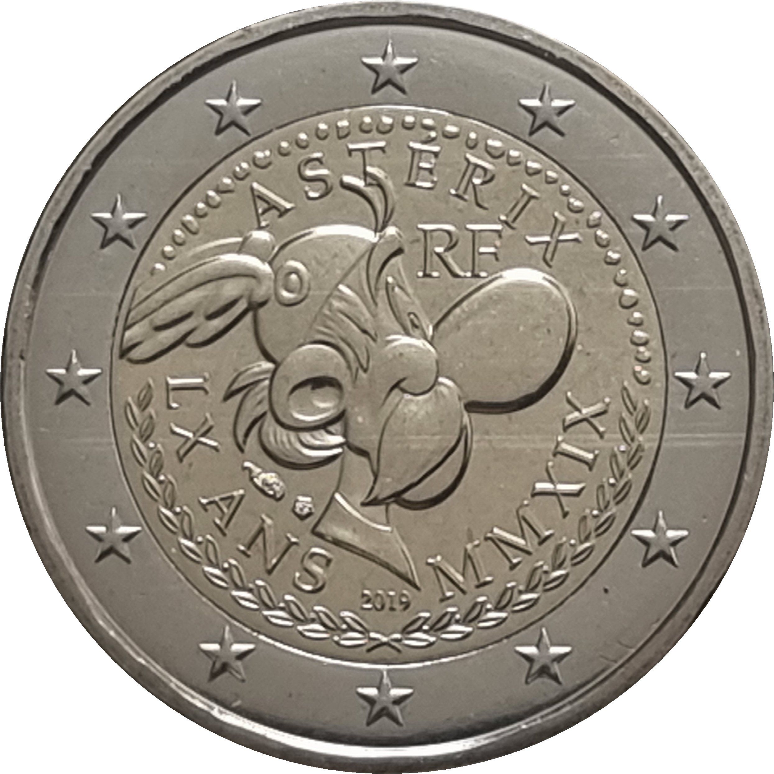 France 2 euro 2019 — The 60th anniversary of Asterix
