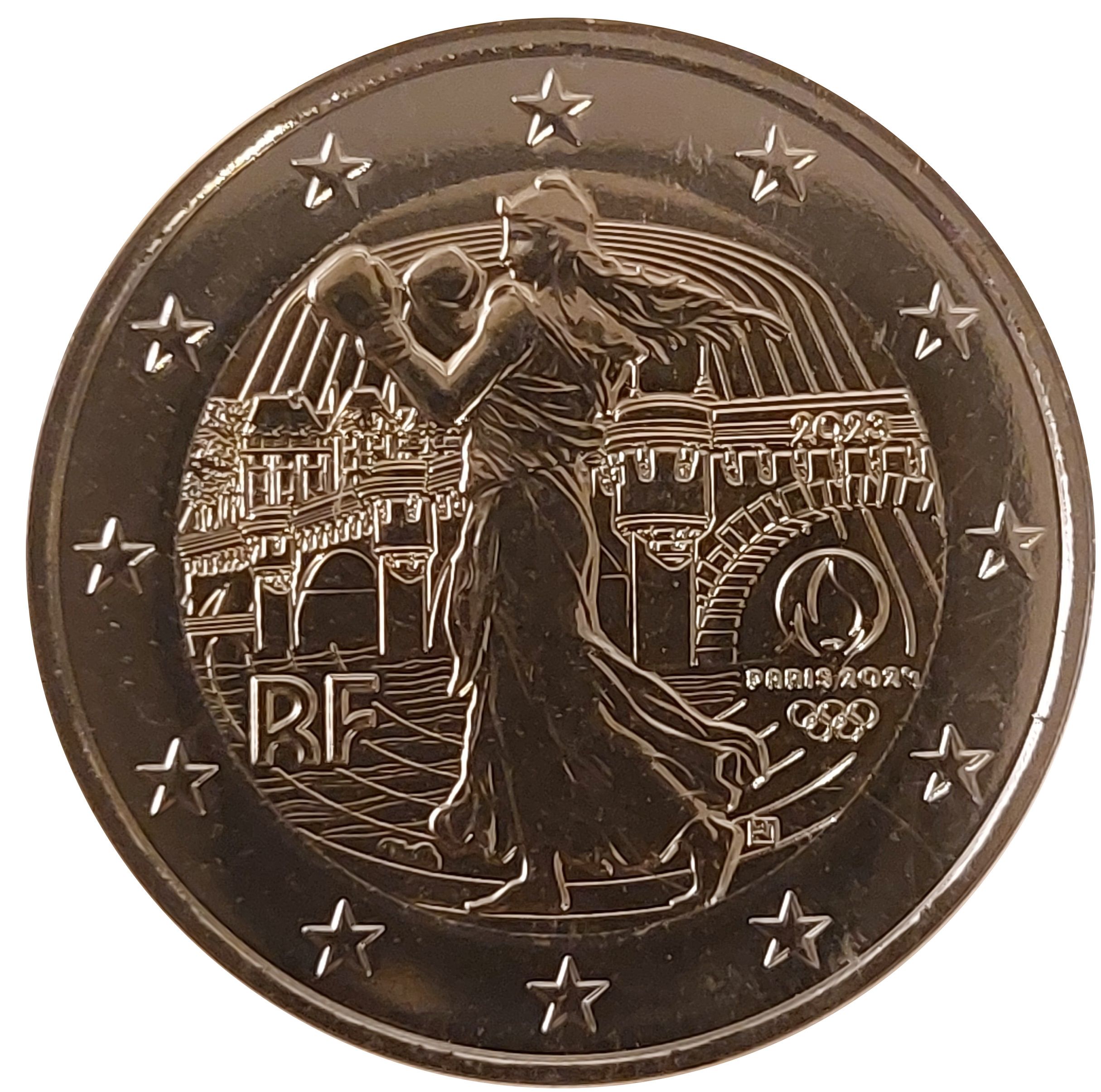 France 2 euro 2023 — The sower and the Pont Neuf