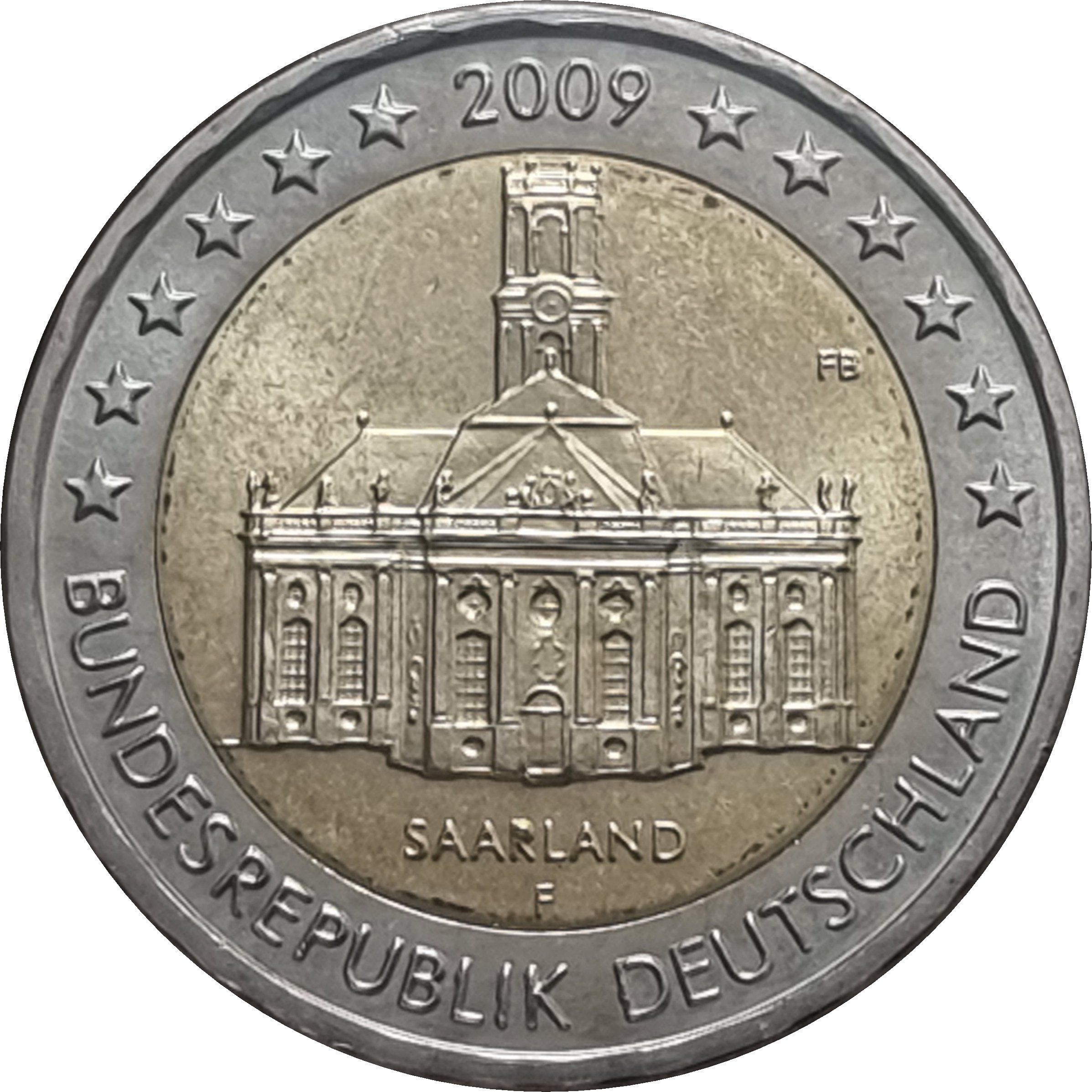 Germany (G) 2 euro 2009 — Federal State of Saarland