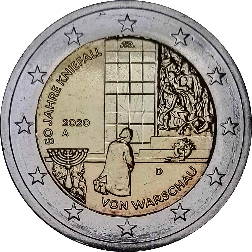 Germany (G) 2 euro 2020 — German-Polish reconciliation