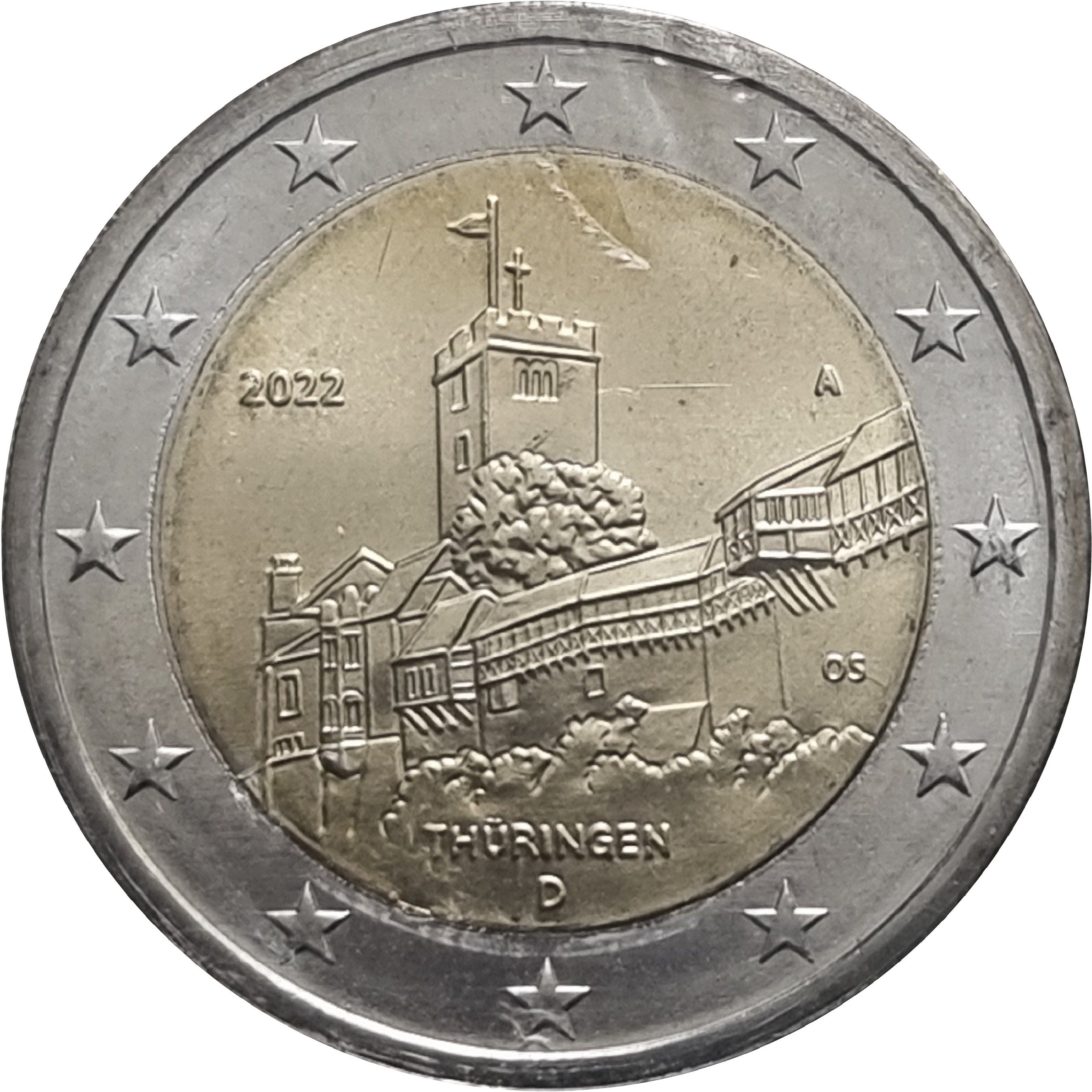 Germany (G) 2 euro 2022 — Federal State of Thuringia