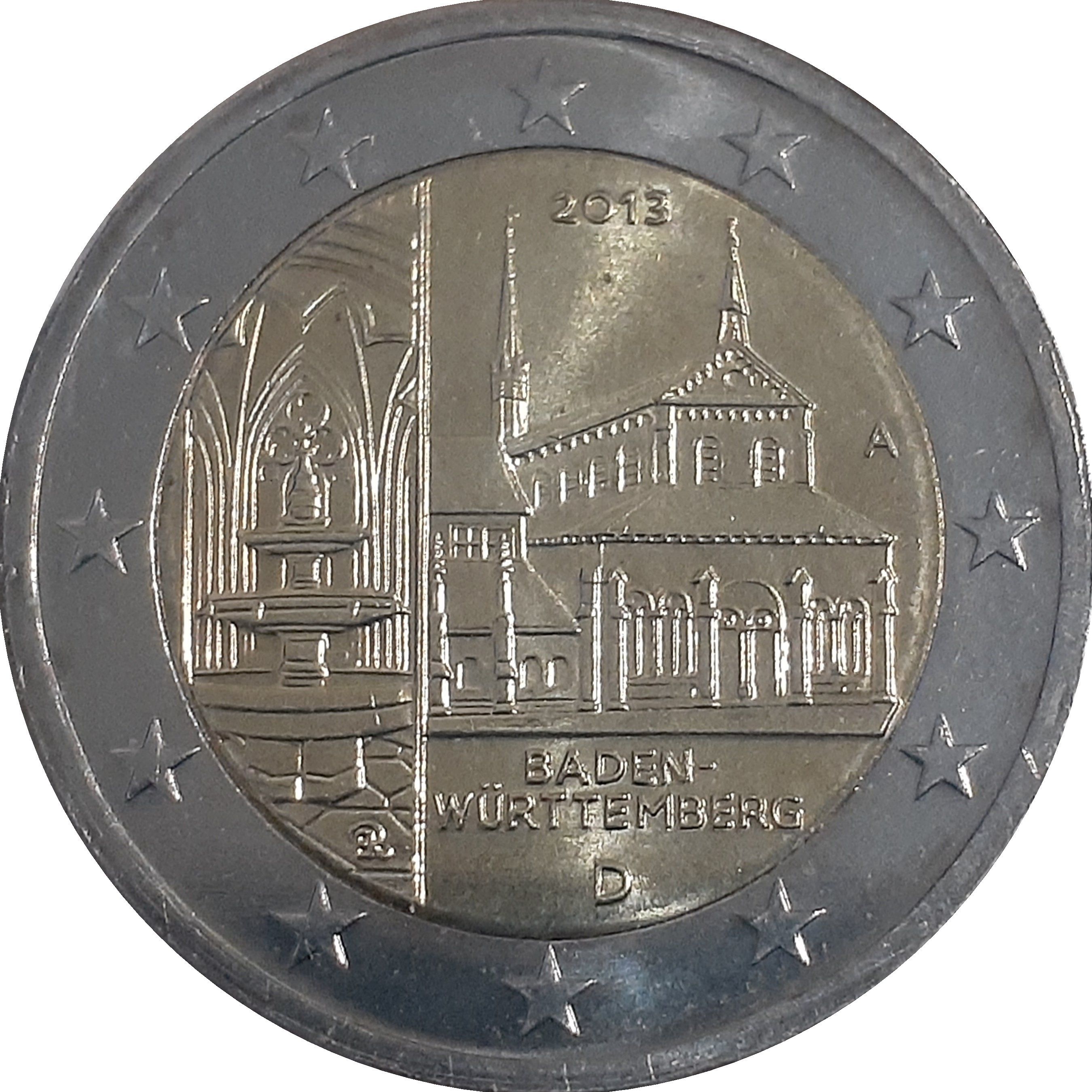Germany (J) 2 euro 2013 — State of Baden-Württemberg