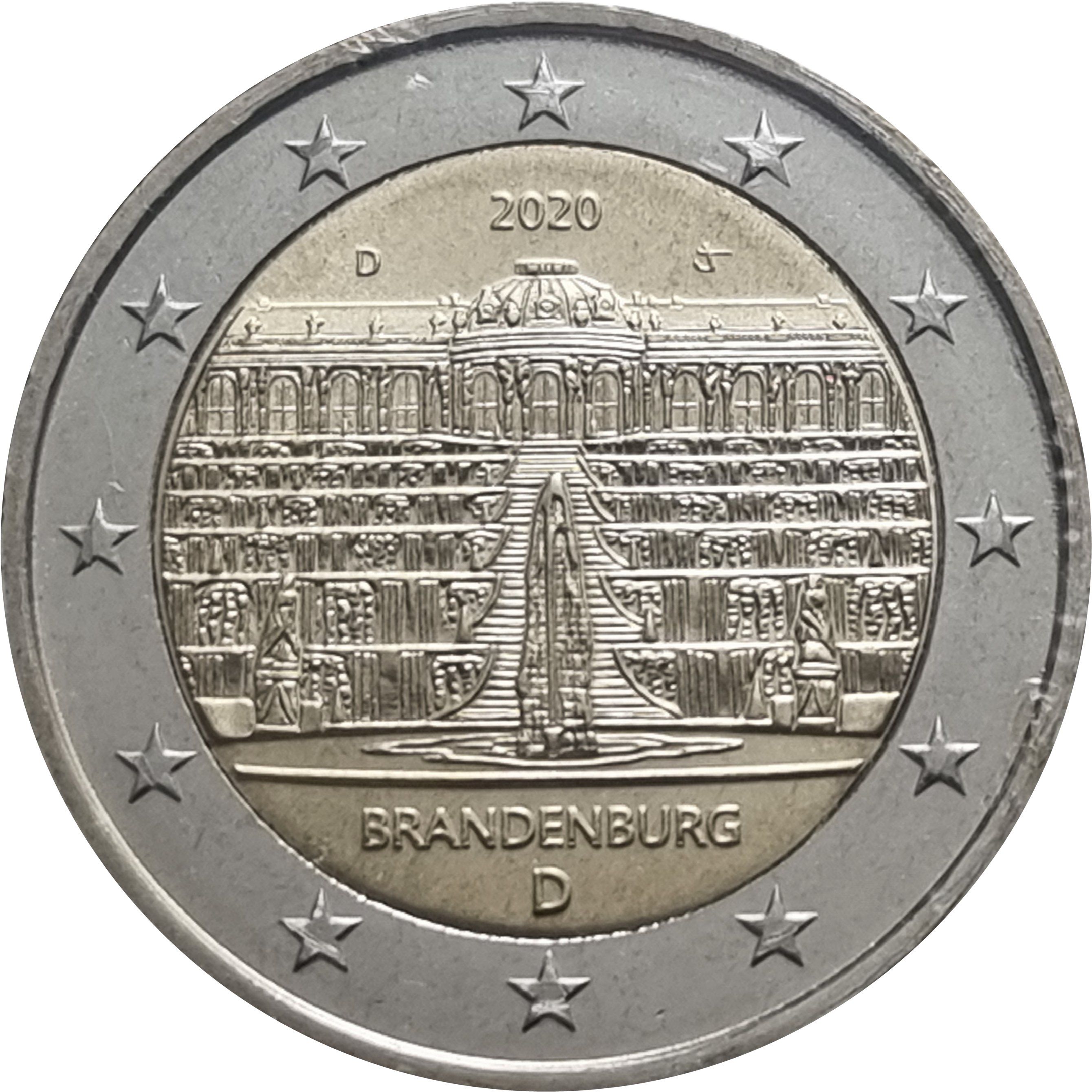 Germany (A) 2 euro 2020 — Brandenburg