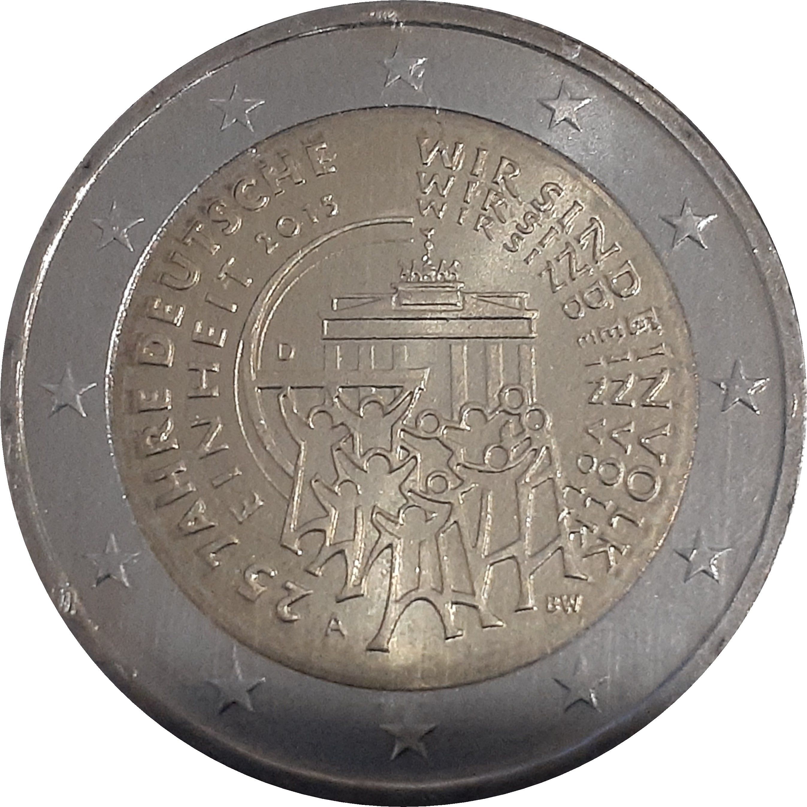 Germany (D) 2 euro 2015 — 25 years of German Unity